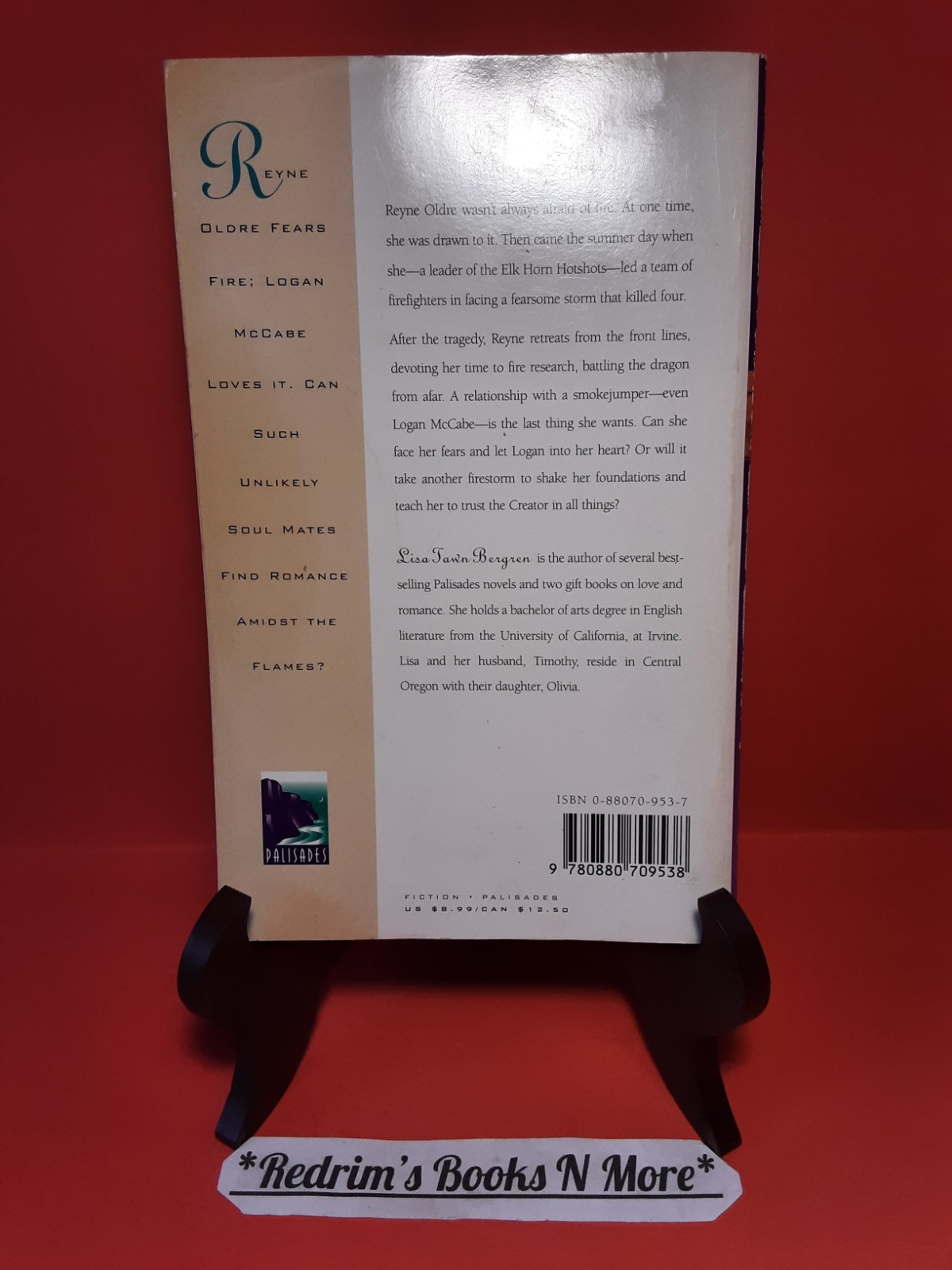 Firestorm Lisa Tawn Bergren Softcover Inspirational Romance Very Good