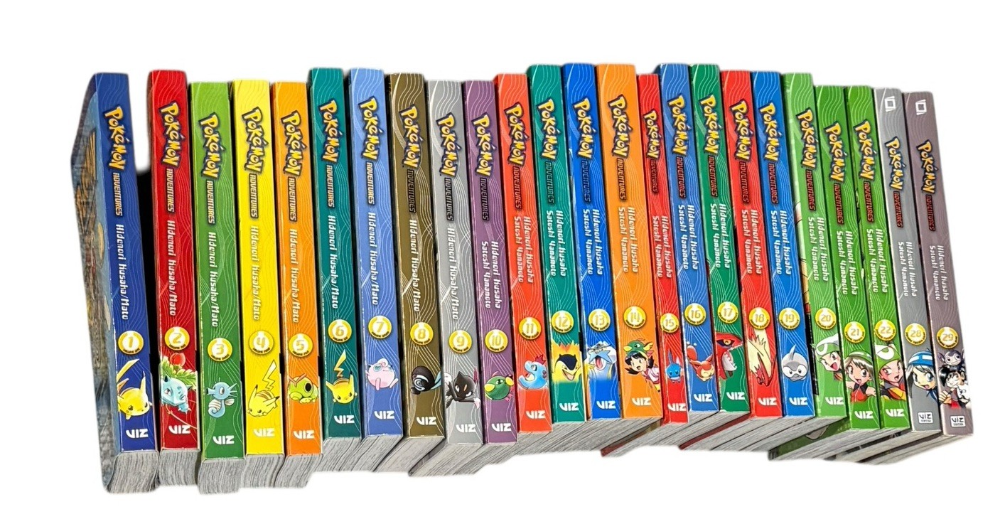 Pokemon Adventures Manga Vol 1-22 + 28,29 VIZ Media Kusaka Yamamoto