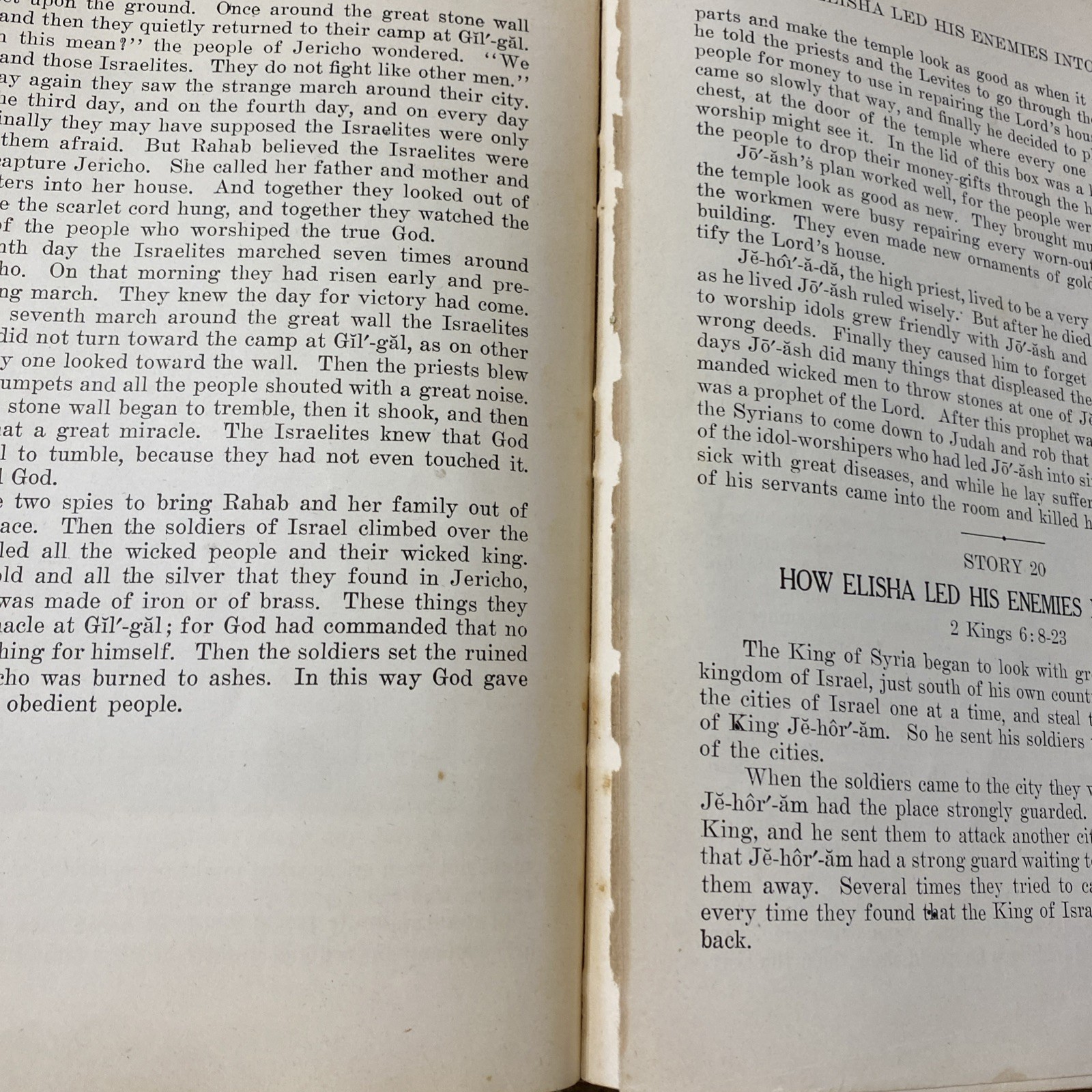 1927 Bible Story Book Elsie Egermeier Warner Press Anderson Vintage Antique