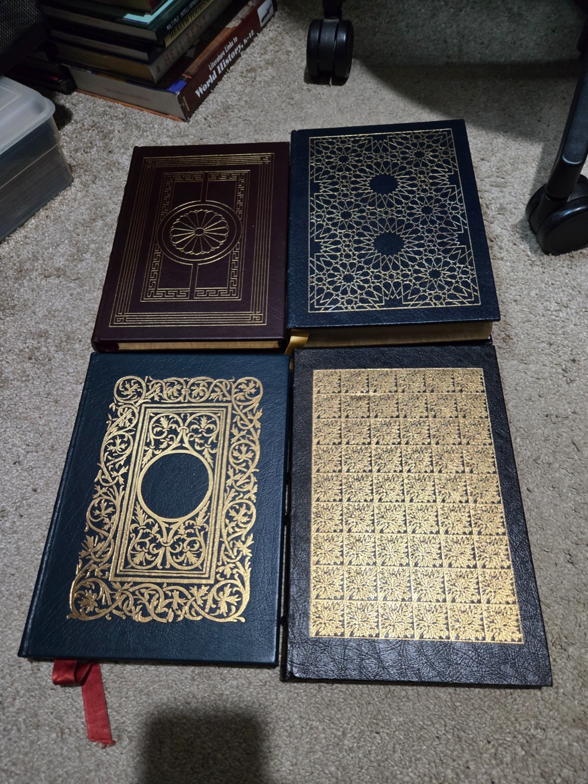 The Easton Press Lot of 4 Books – The Arabian Nights, Heart of Darkness, Goethe