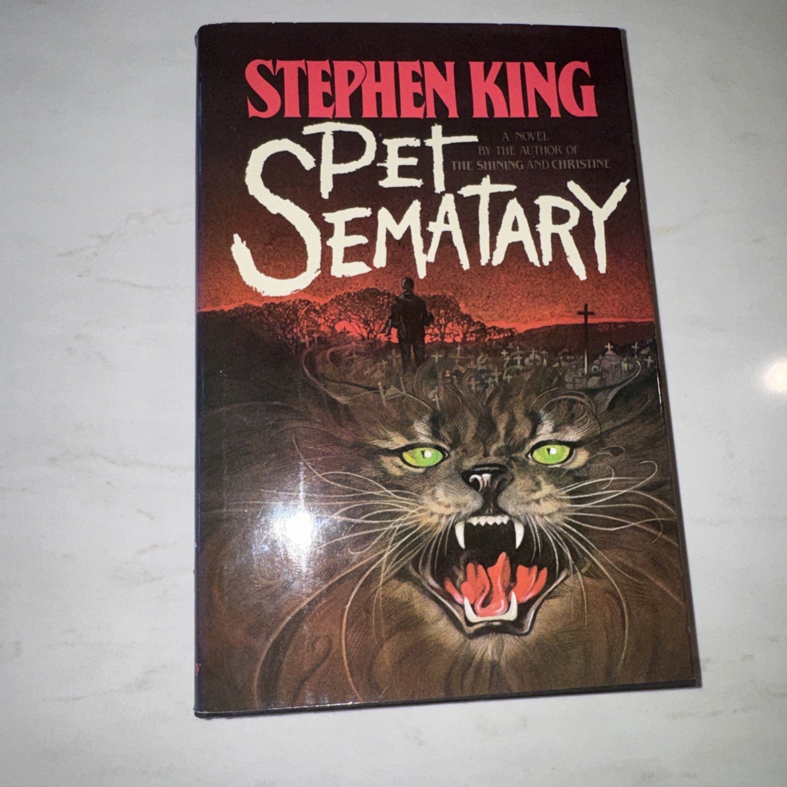 Stephen King Pet Sematary 1983 Hardcover Book Club Edition