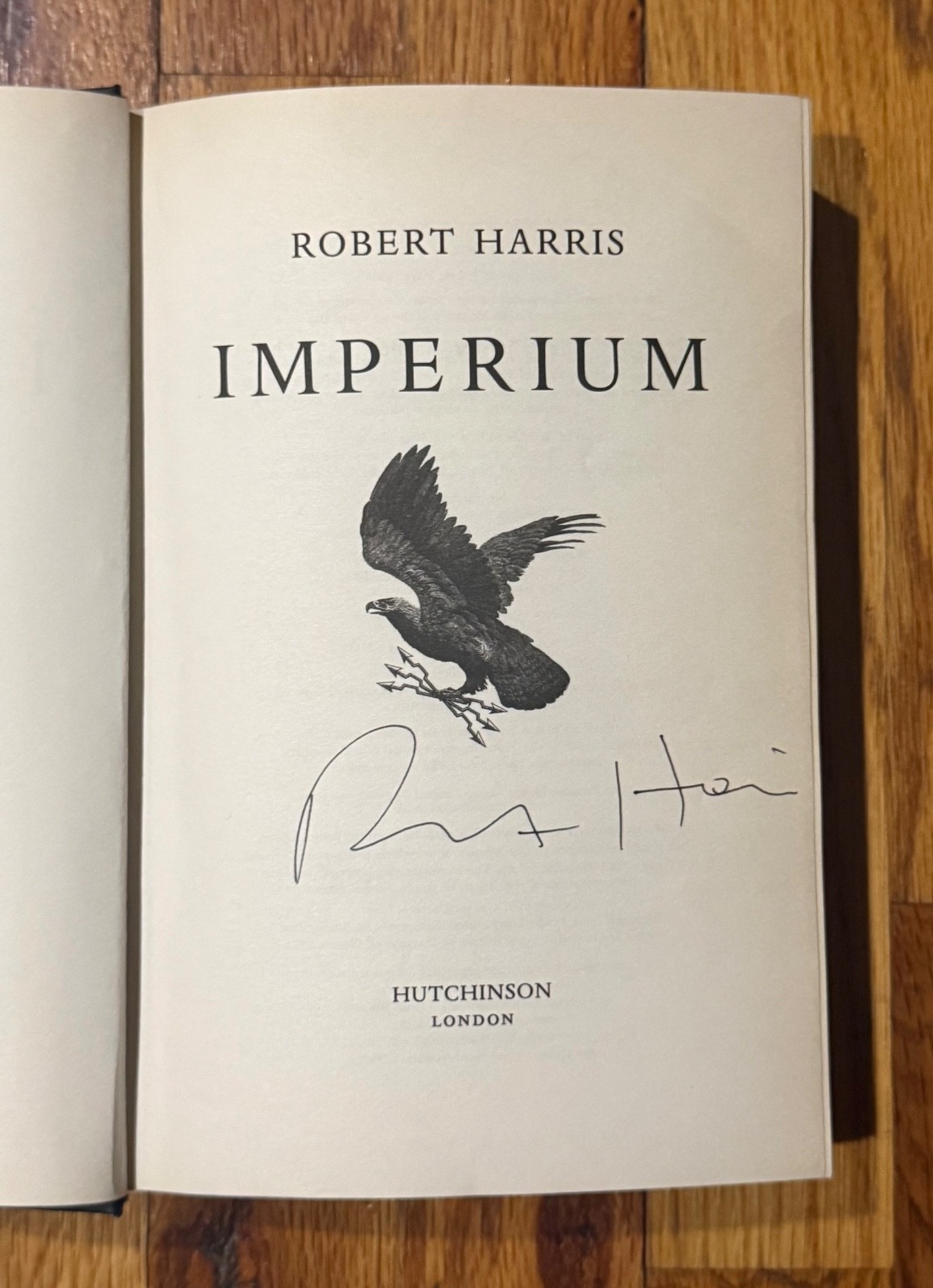 Imperium by Robert Harris – SIGNED First Edition