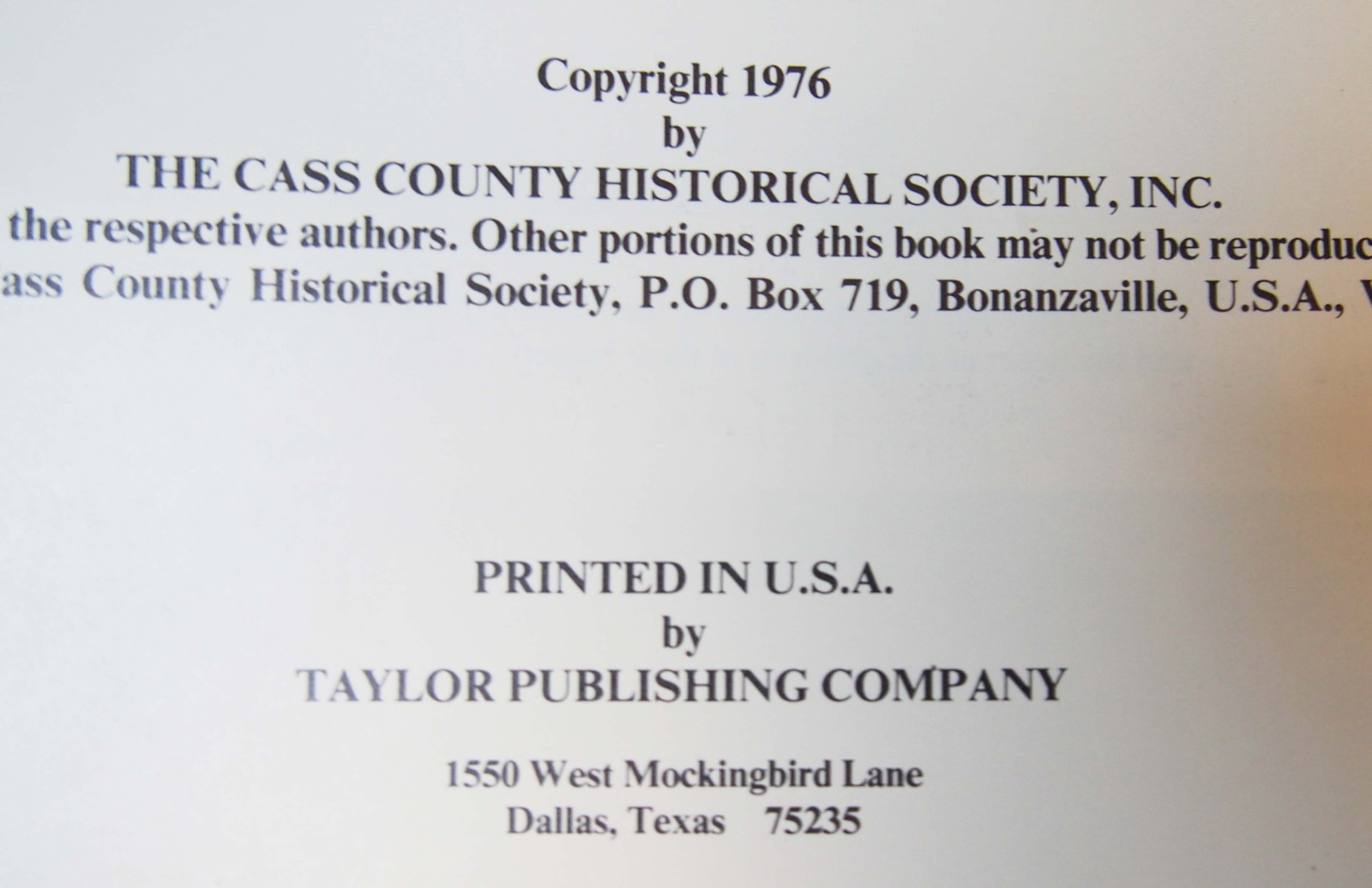 Rural Cass County North Dakota History Book Large 944 Pages
