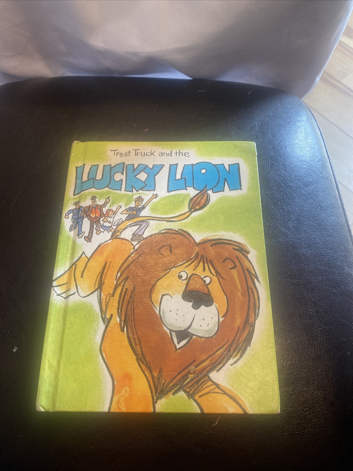 Treat Truck and the Lucky Lion Book 1974 Jack Humphrey Benefic Press Vintage