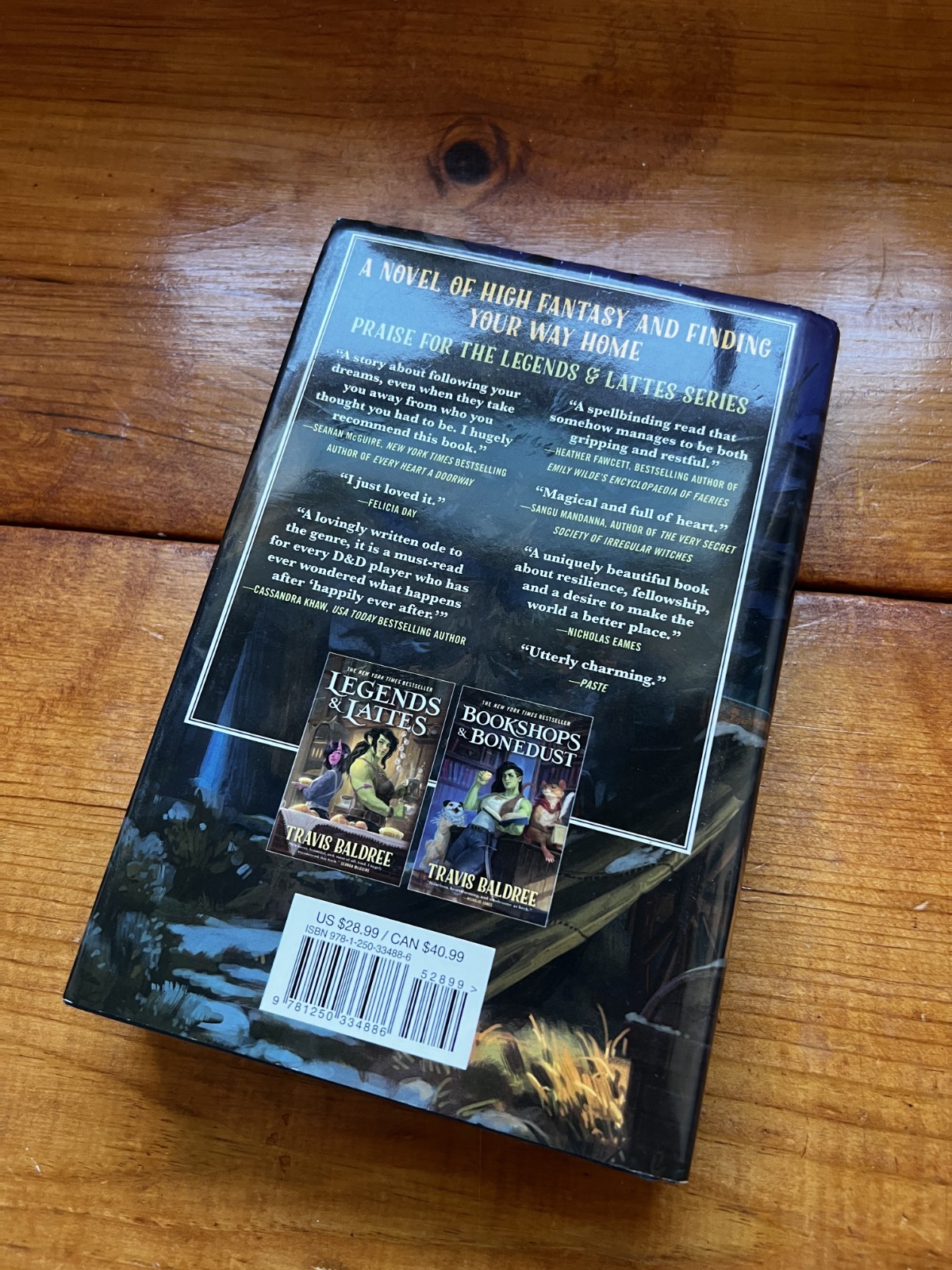 SIGNED Brigands and Breadknives by Travis Baldree, Hardcover