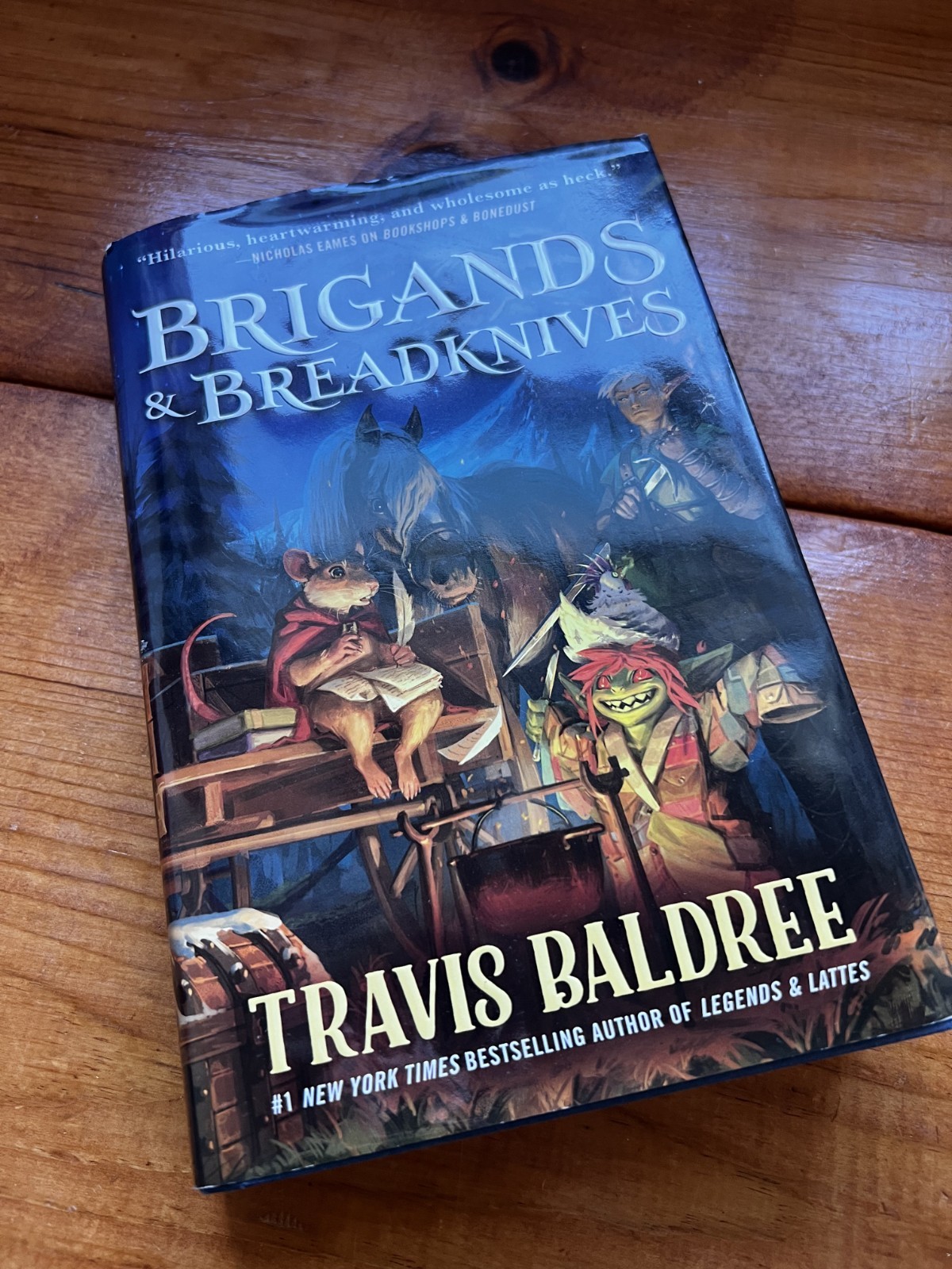 SIGNED Brigands and Breadknives by Travis Baldree, Hardcover