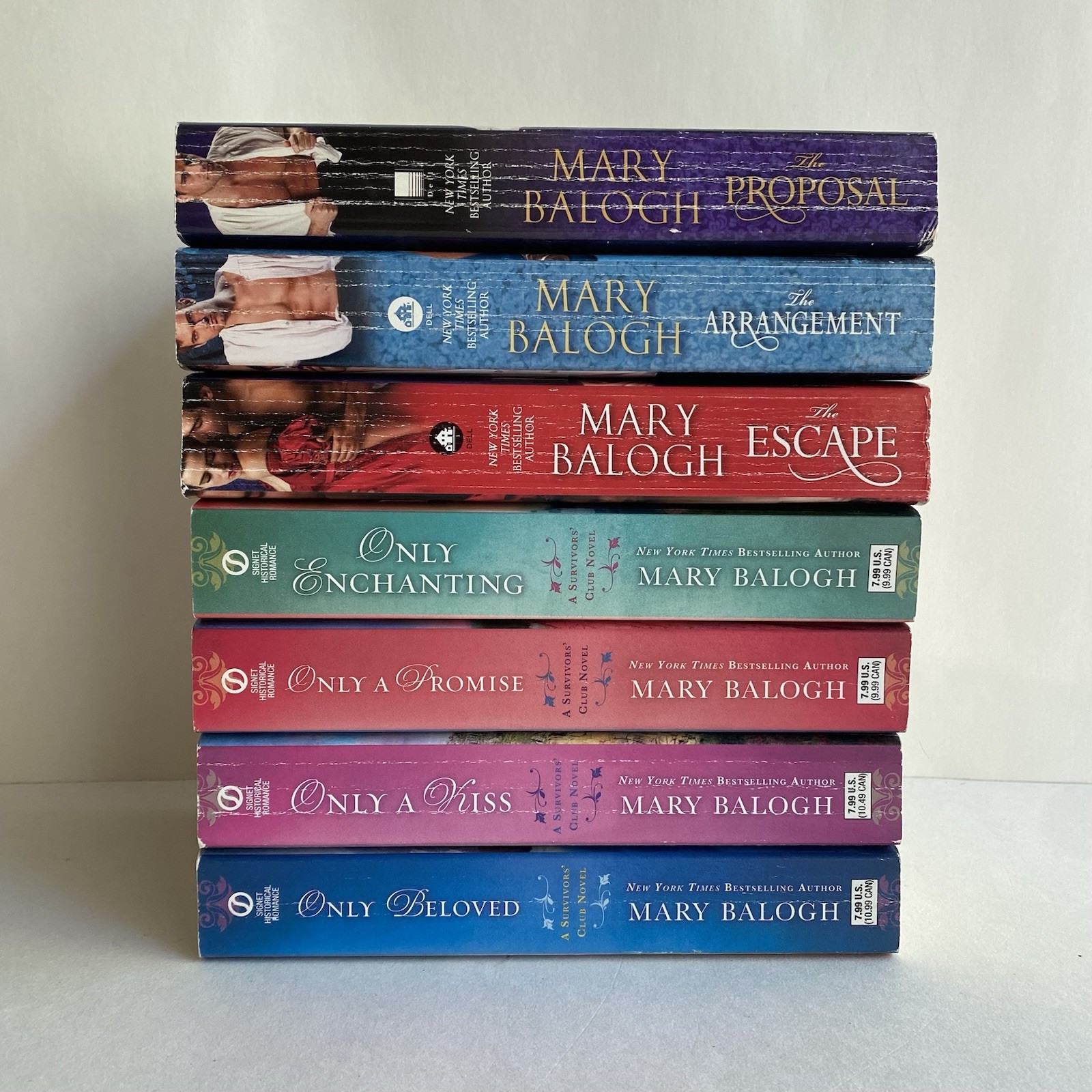 Mary Balogh Lot of 7 Complete Survivor’s Club MMPs THE PROPOSAL, ARRANGEMENT