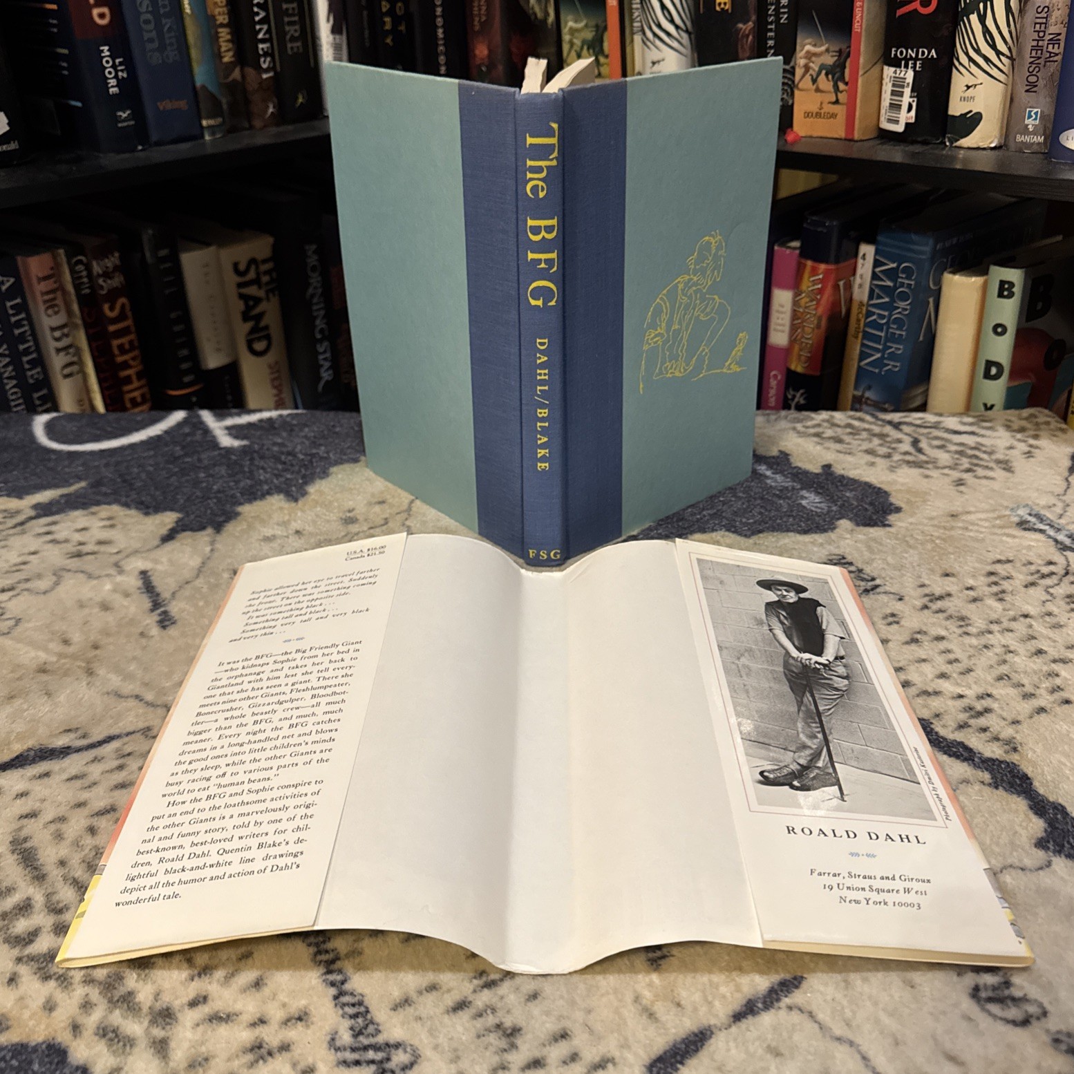 The BFG by Roald Dahl (Hardcover) First American Edition/13th Print, G, HCDJ