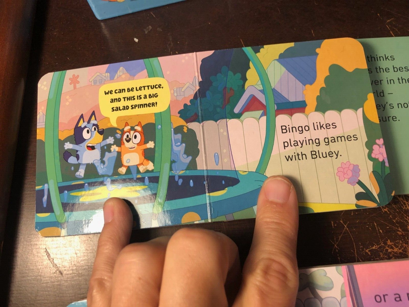 Bluey Little Library – 4 Board Books Make Jigsaw / BABY BOOKS LIKE NEW!