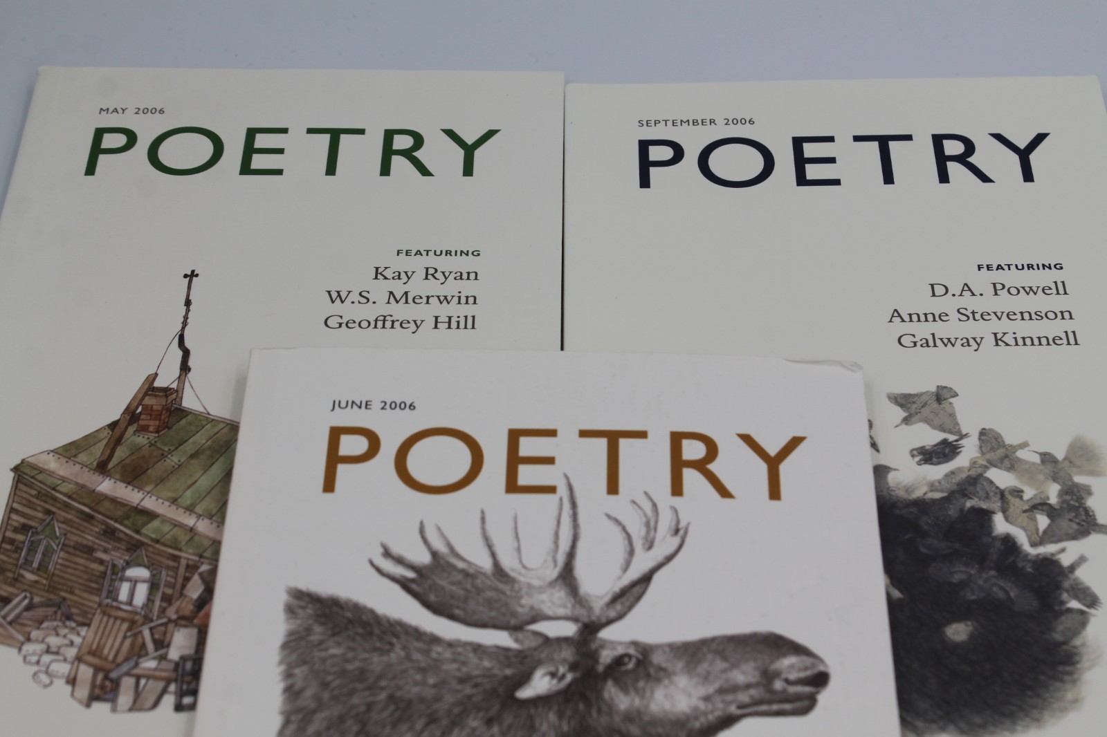 Poetry Magazine Volumes 184-203 asst issues 2004-14 QTY DISCOUNTS