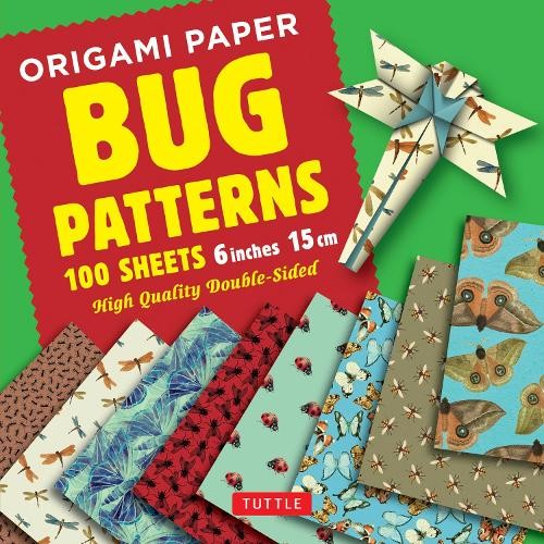 Tuttle Publishi Origami Paper Bug Patterns – 6 inch (15 cm (Mixed Media Product)