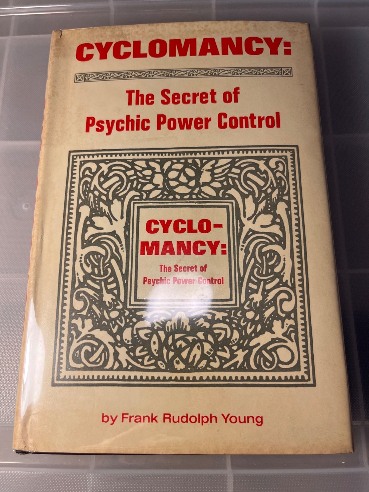 Vintage Cyclomancy The Secret of Psychic Power Control Frank Rudolph Young Book