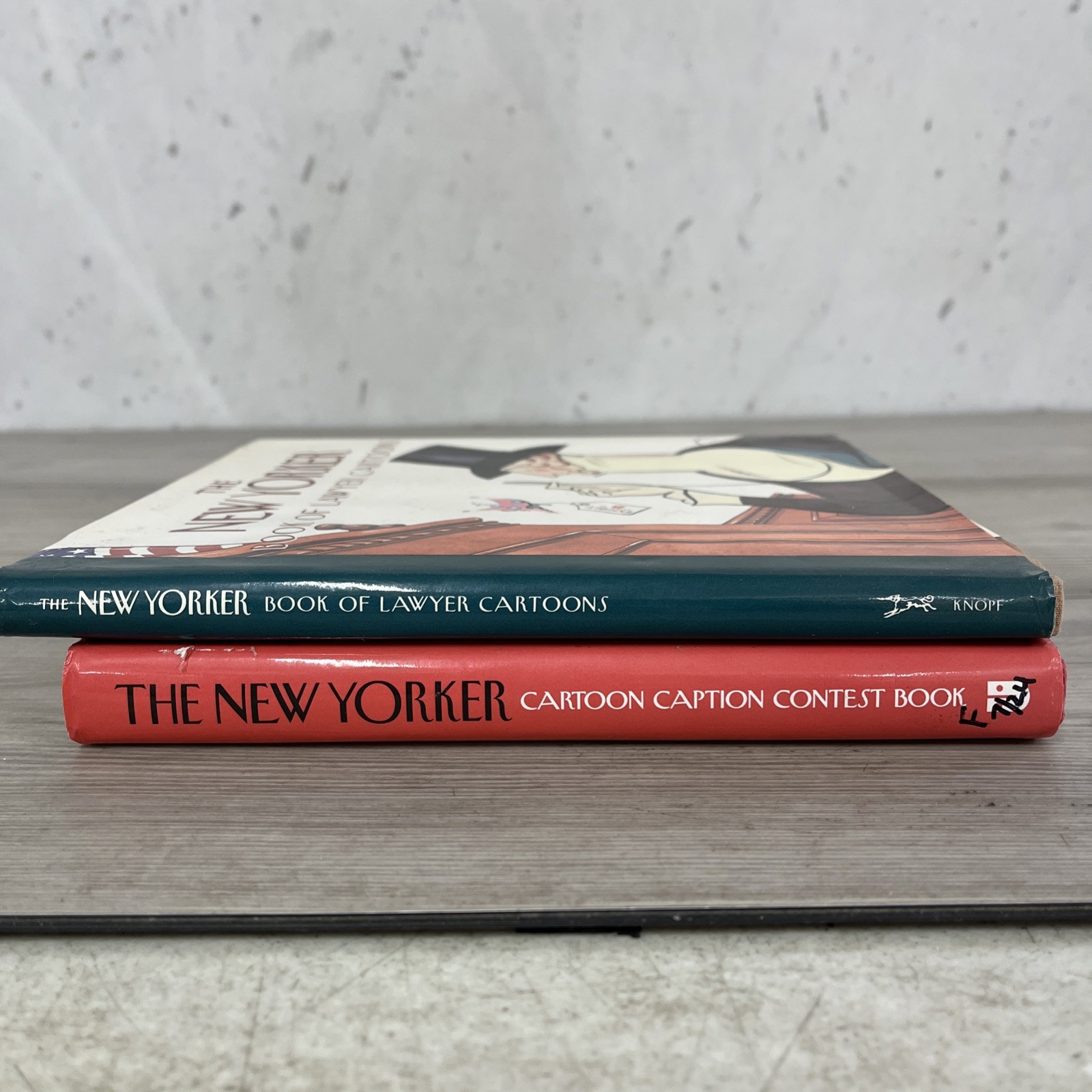 Lot Of 2 The New Yorker,Books Of Lawyer Cartoons,caption Contest Book. C3