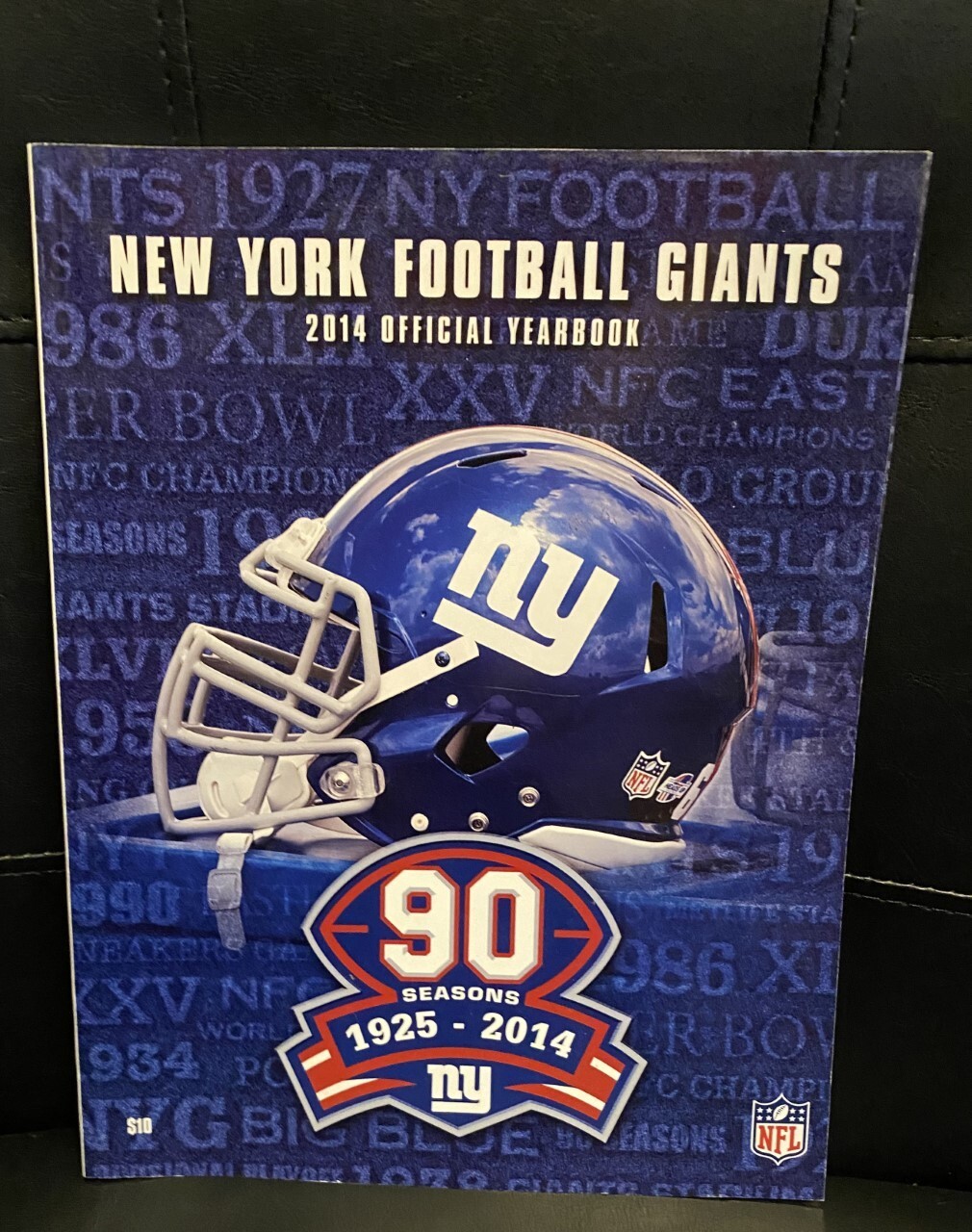 Non-circulated 2014 New York Giants football Yearbook