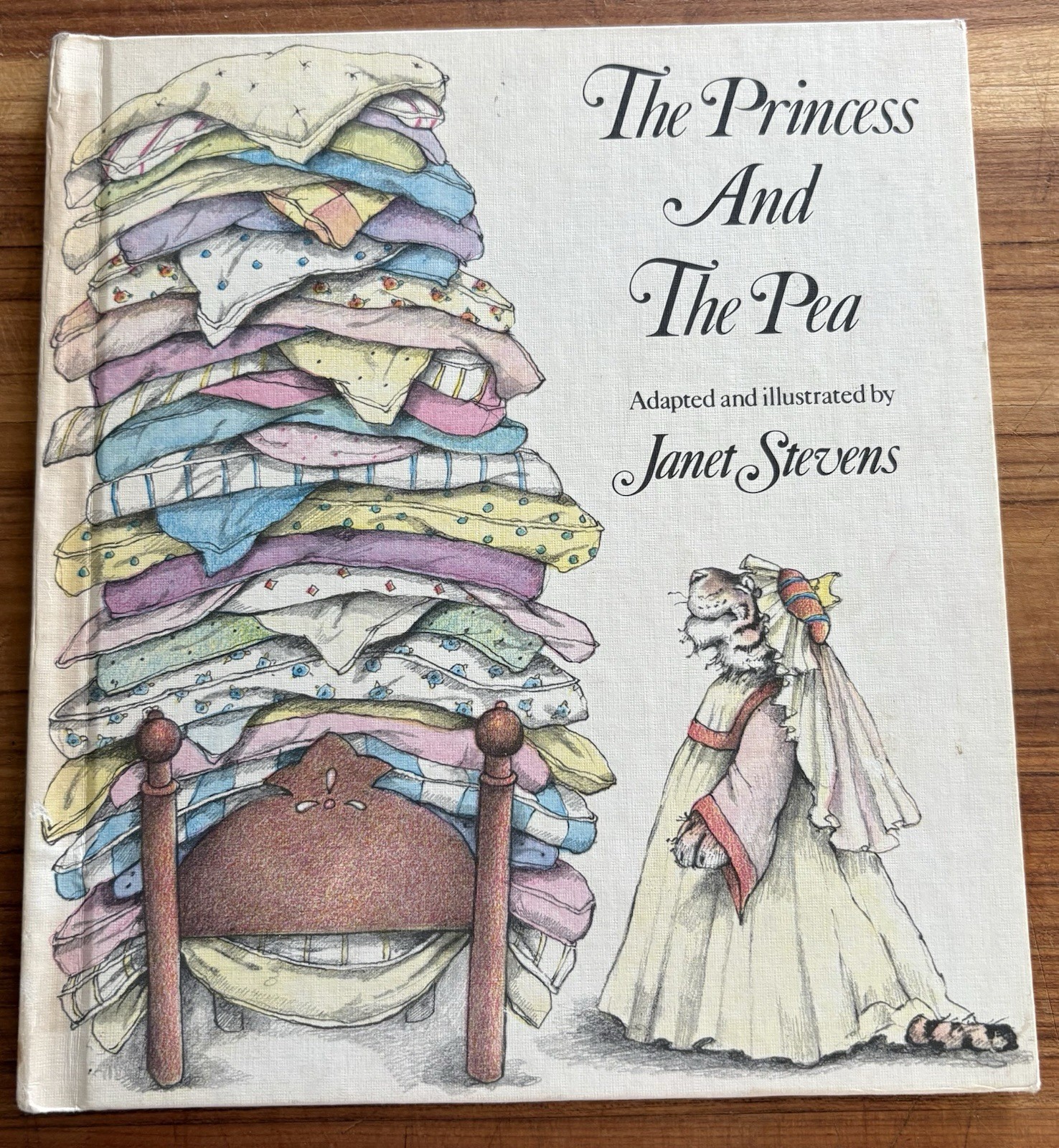 The Princess and the Pea Janet Stevens HC Weekly Reader Illus. Fairy Tales 1982