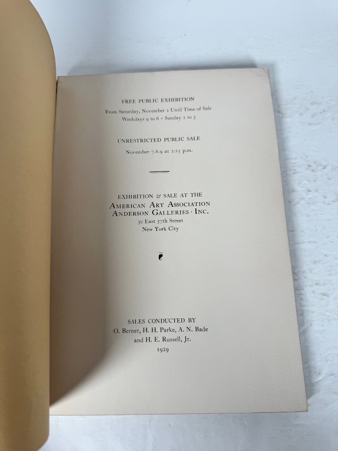 American Antiques Israel Sack Collection Auction Catalog Anderson Galleries NY