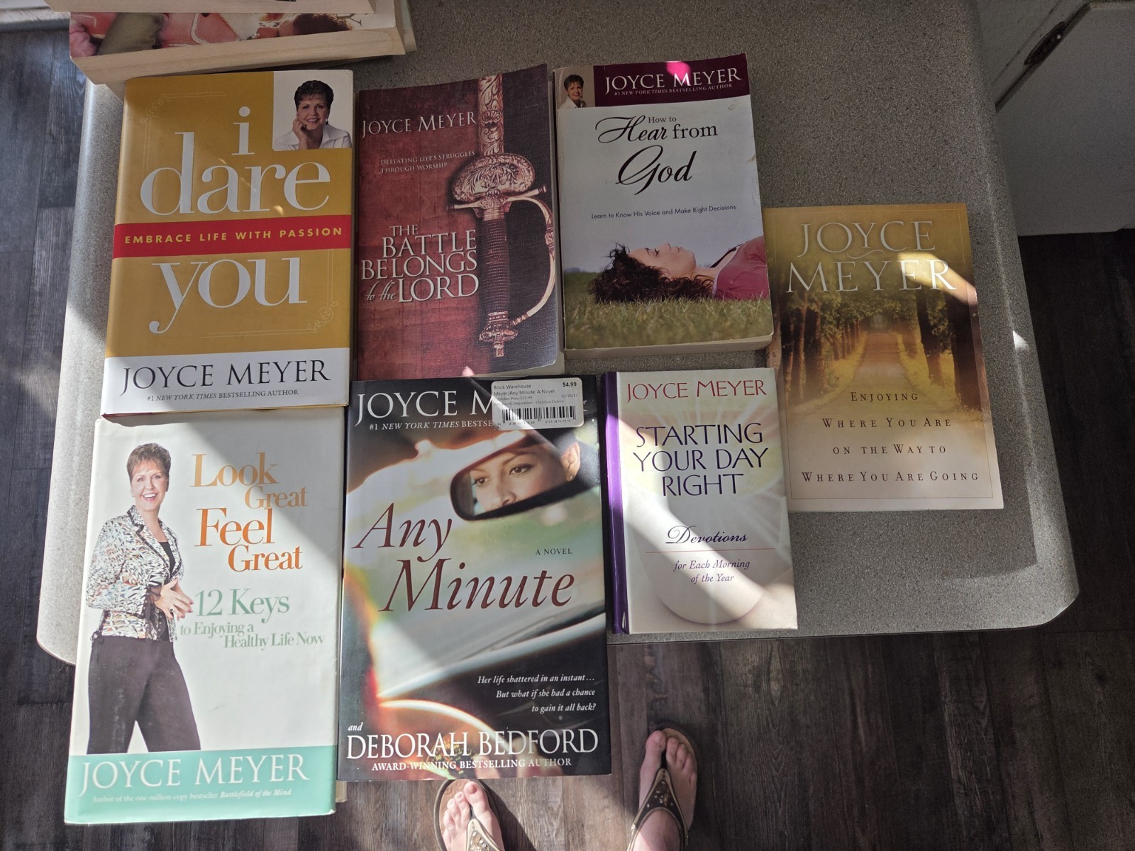 Joyce Meyer Lot Of 8. Christian Inspirational Books. Hardcover & Paperback