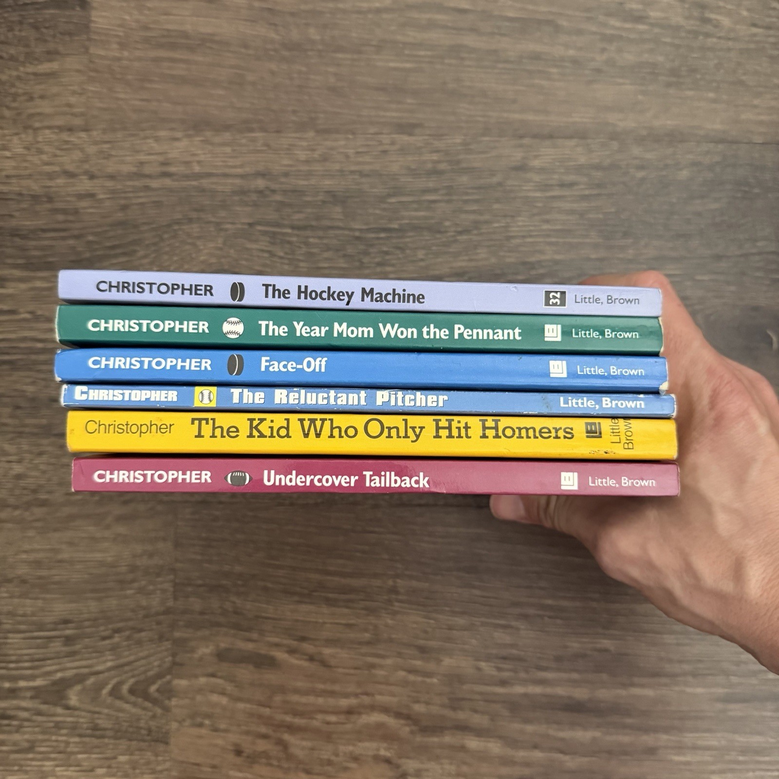 Matt Christopher Book Lot of 6 Baseball Hockey Football Kids Chapter Books