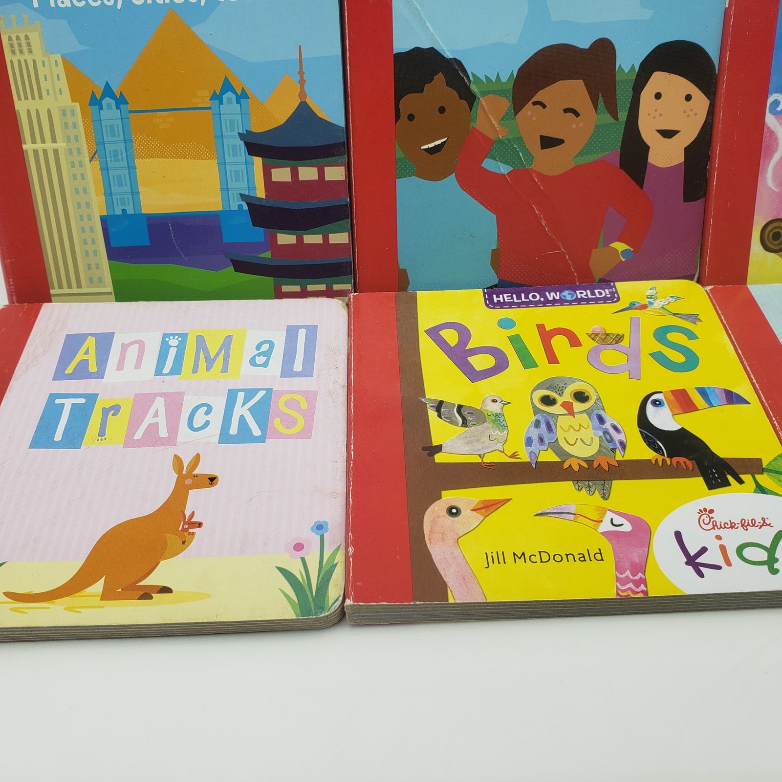 Hello World Board Book Mixed Set 6 Titles Chick-Fil-A Kids