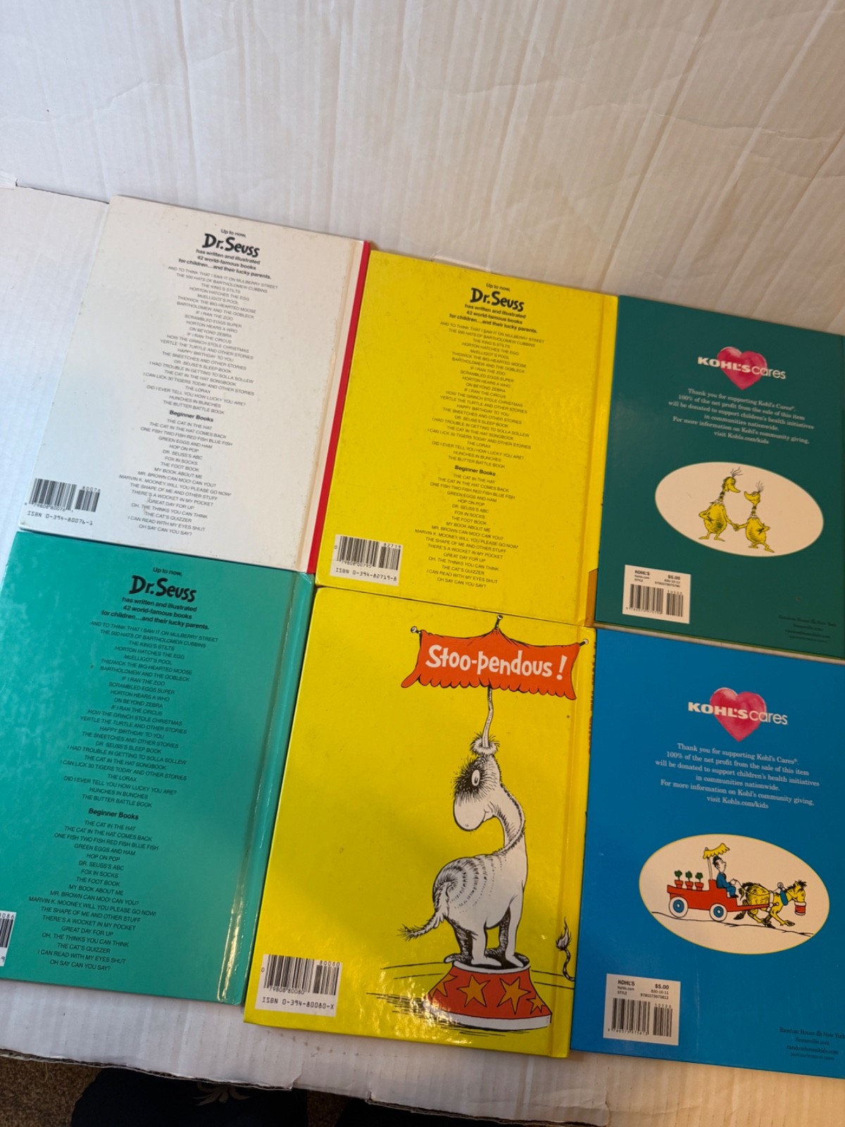 Vintage Dr. Seuss Hardcover Book Collection Lot of 6 | Collector’s Edition Child