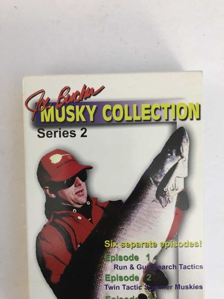 Joe Bucher Musky Collection Series 2 VHS-TESTED-RARE VINTAGE COLLECTIBLE-SHIP 24
