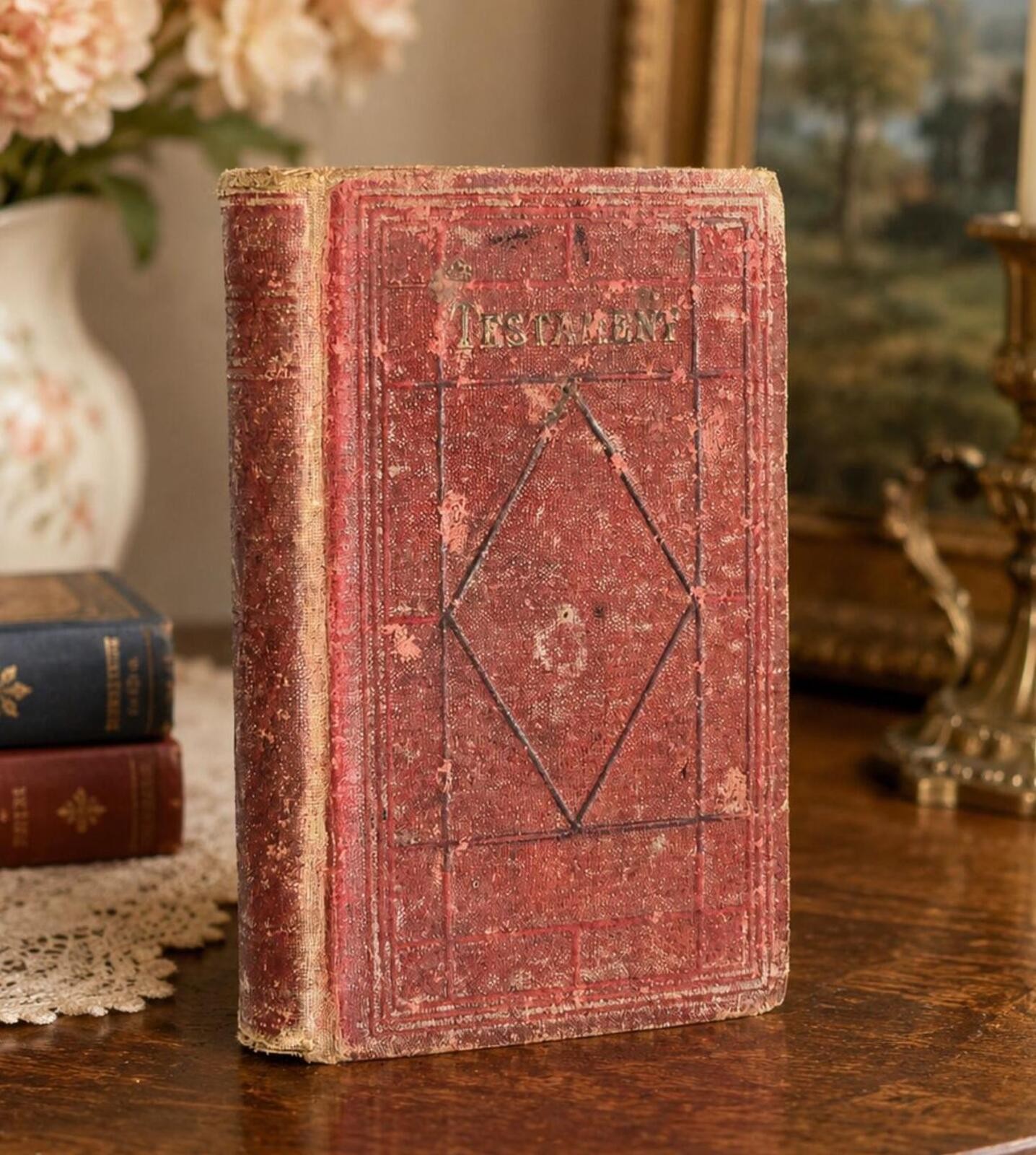 Antique 1881 Holy Bible New Testament Pocket Edition – NY American Bible Society