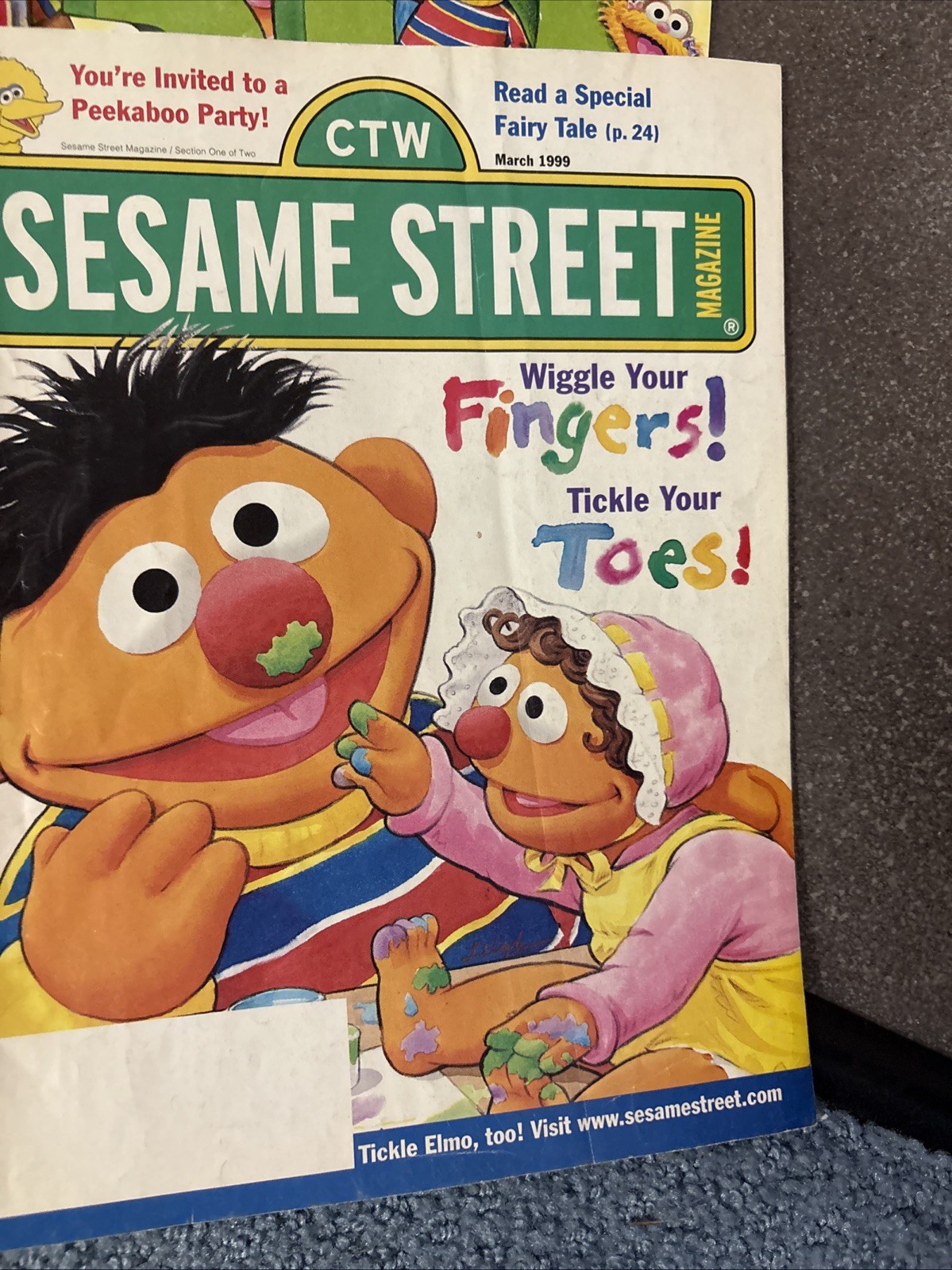 CTW sesame street magazine lot Of 18 – 1998 1999 & 2000 Vintage Elmo Big Bird