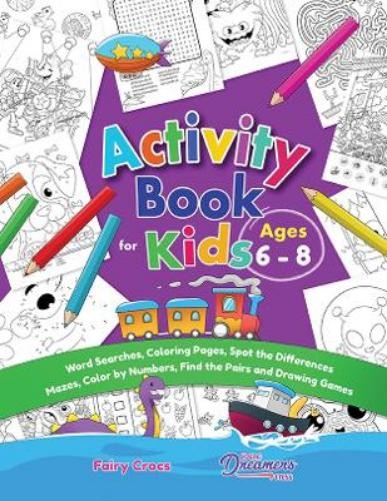 Young Dreamers Press Activity Book for Kids Ages 6-8 (Paperback)