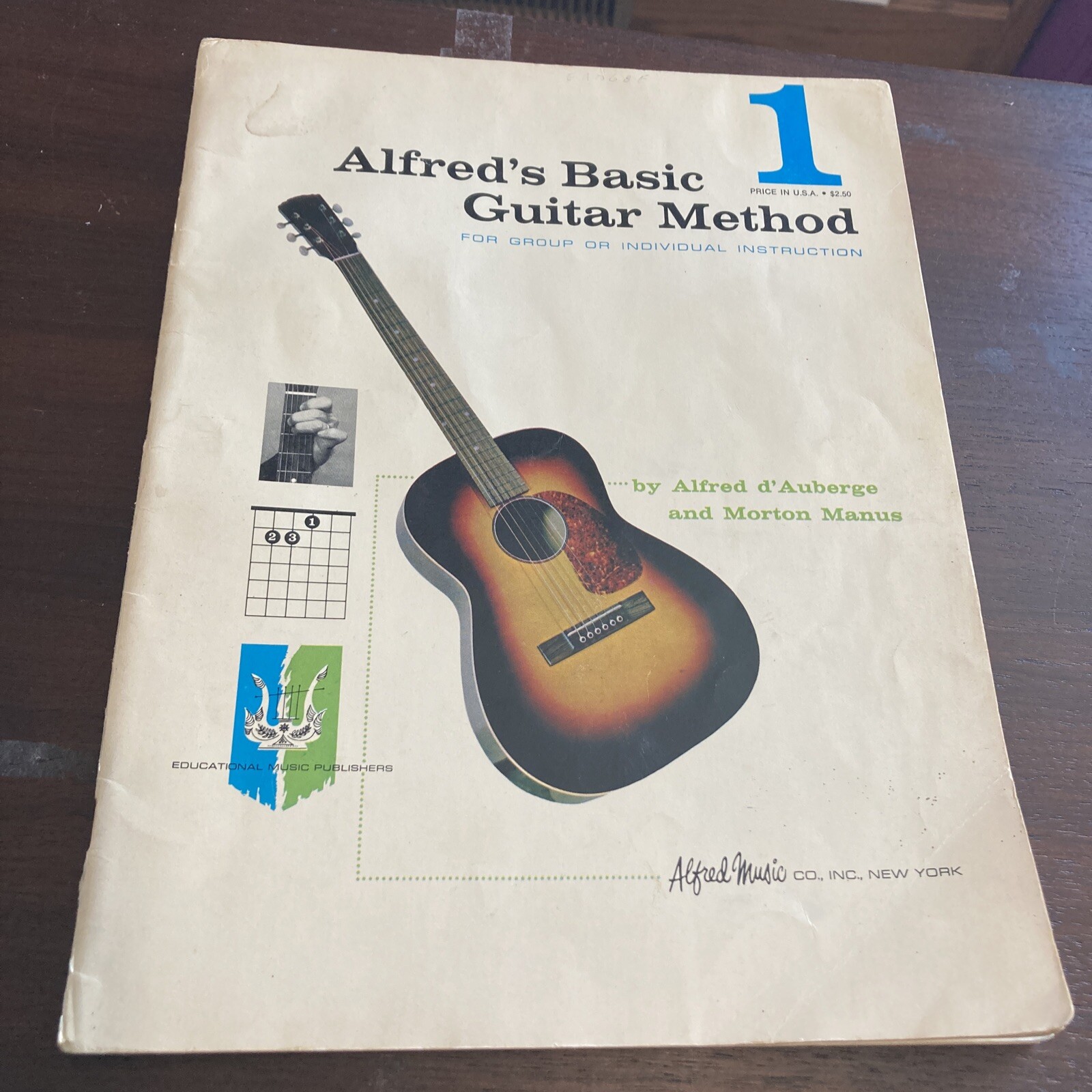 Alfred’s Basic Guitar Method Book 1 by Alfred d’Auberge – 1959