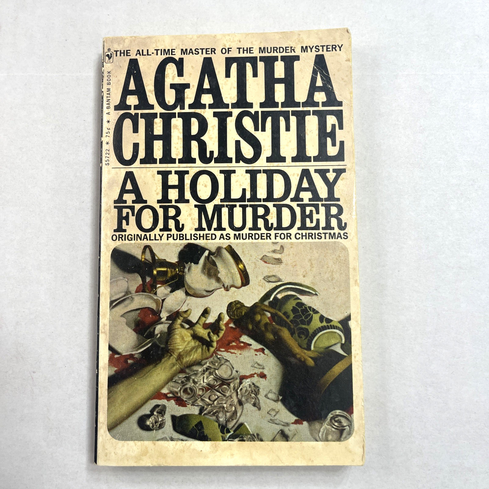 A Holiday for Murder Agatha Christie 1973 Bantam 15th Print PB Poirot