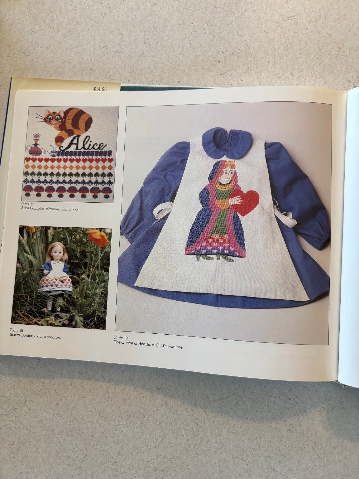 Alice in Stitches Kathleen Thorne-Thomsen 1979 First Edition Cross-Stitch Holt