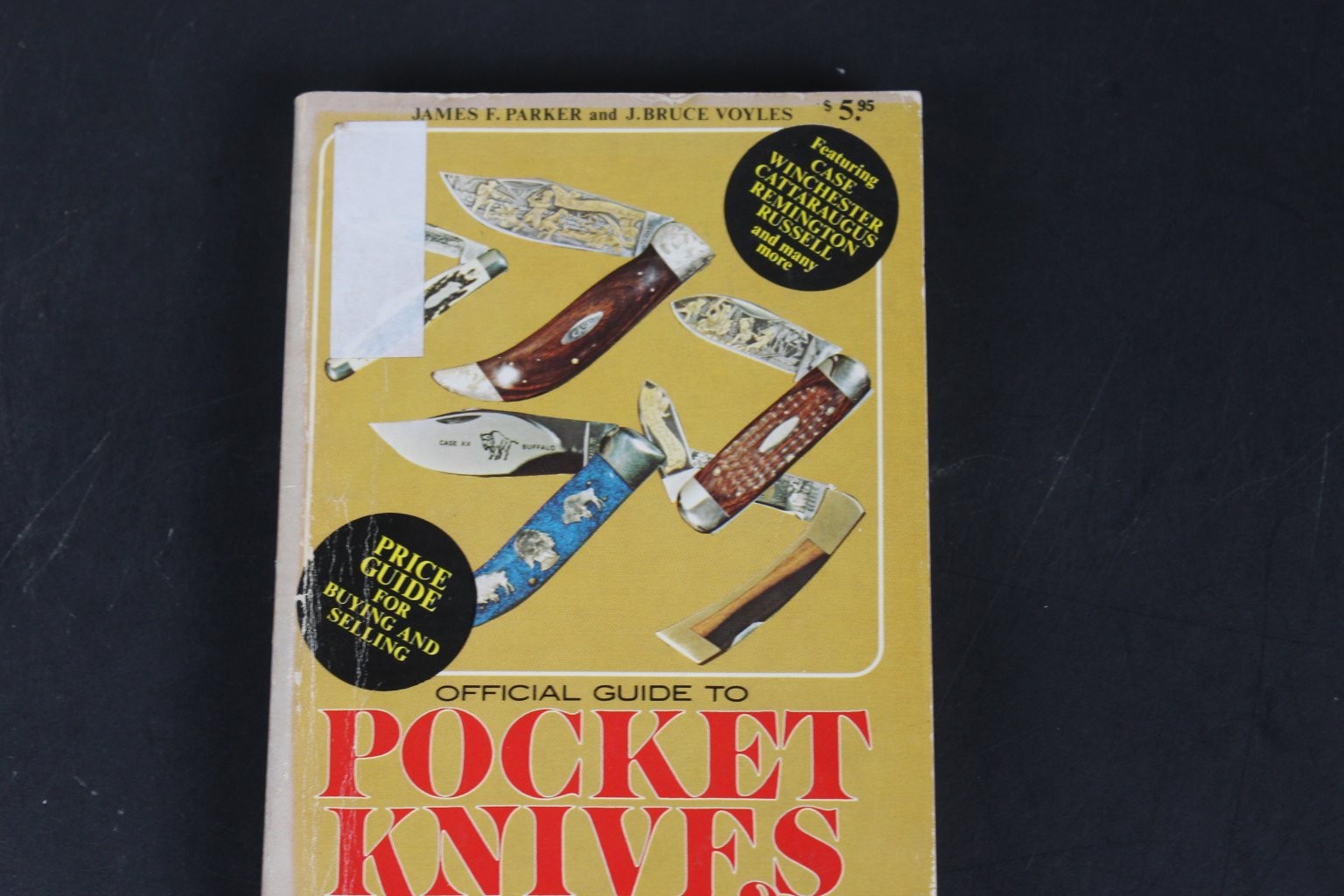Official Guide to Pocket Knives Parker Voyles 1976 Price Guide Knife Collecting
