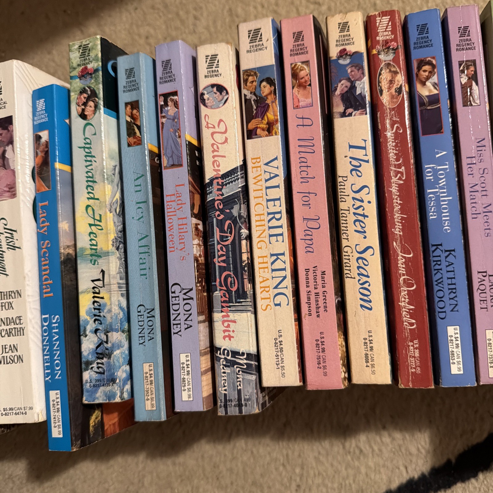 Lot Of 39 Zebra Regency Romance Books Paperbacks Vintage Novels 1990’s-2000’s VG