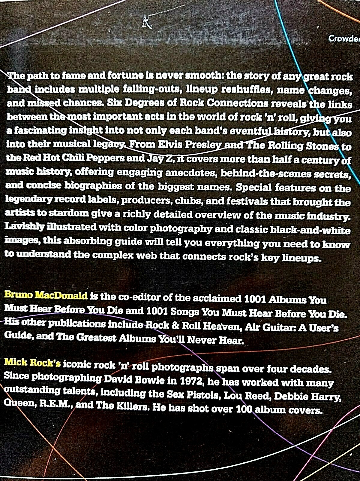 Six Degrees of Rock Connections by B.Macdonald, Paperback, Rock ‘N’ Roll, 2017