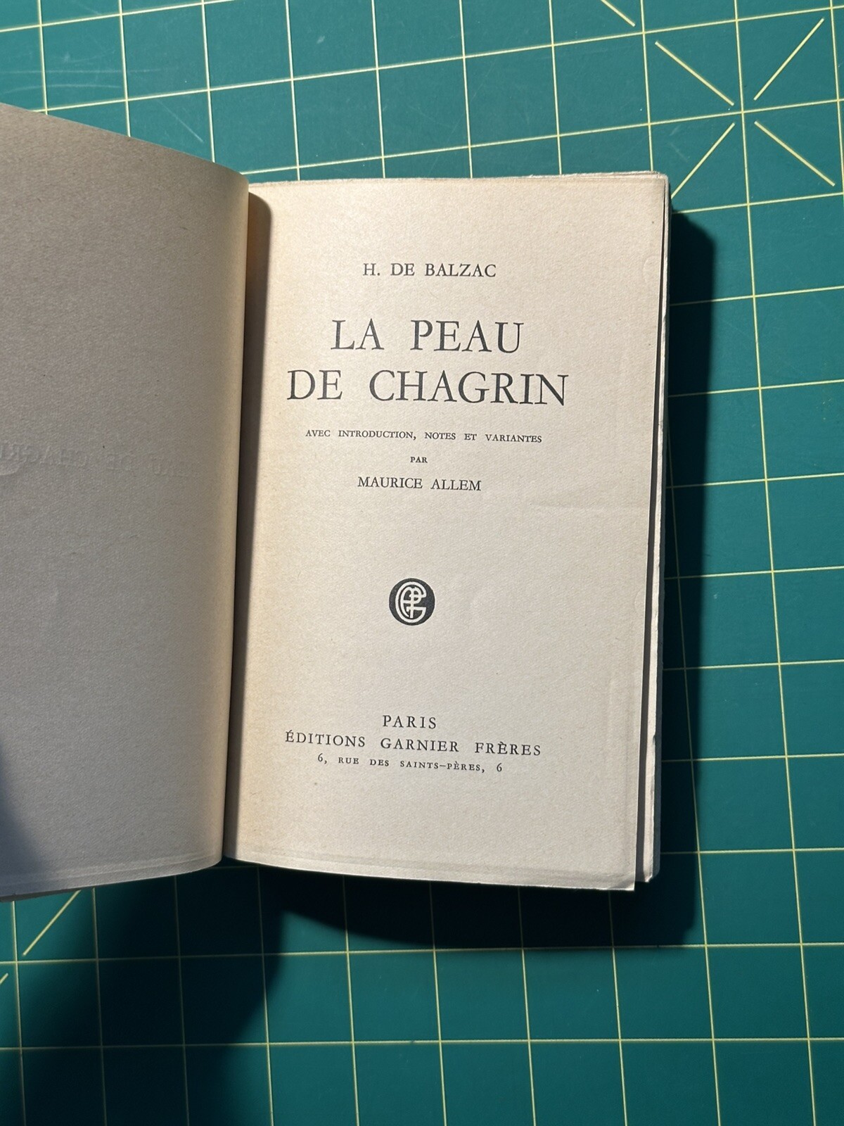 La Peau De Chagrin par Honore de Balzac