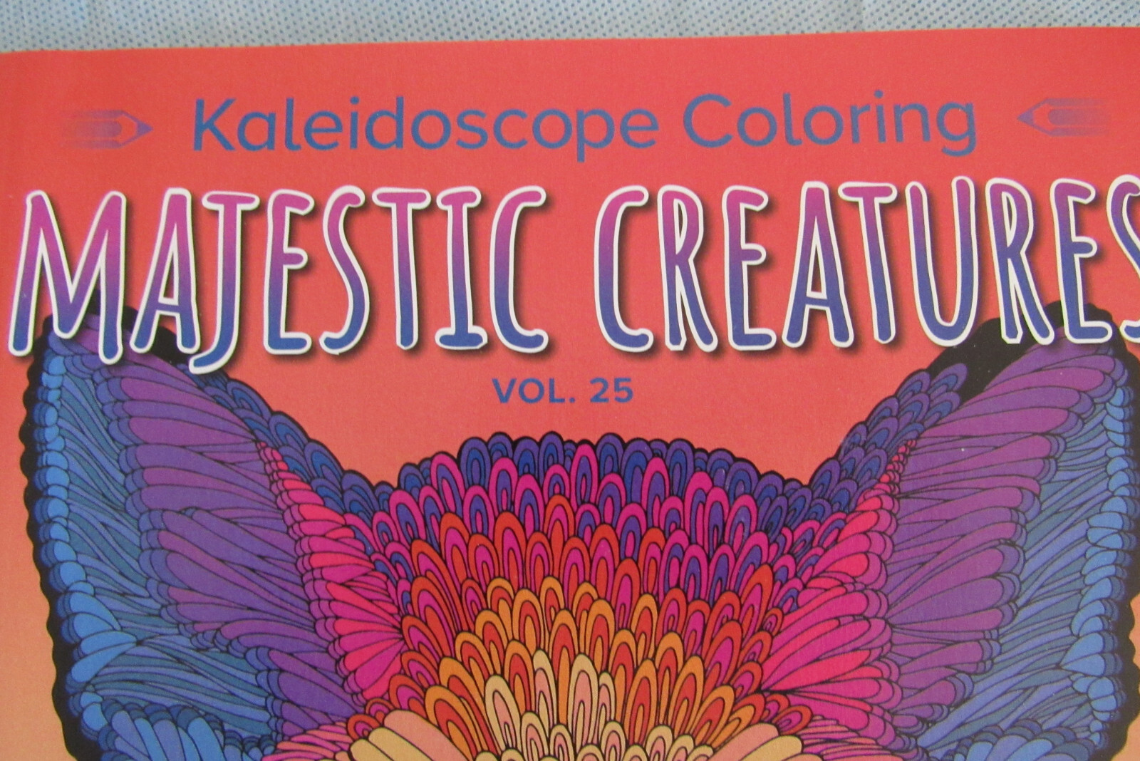 Kaleidoscope Coloring Book Majestic Creatures 47 Prints Ready To Frame Vol 25