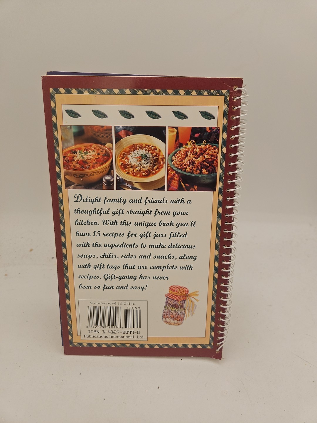 Gifts from a Jar Cookbooks Set of 3 Cookies Muffins Soups Chilis Spiral VG A3
