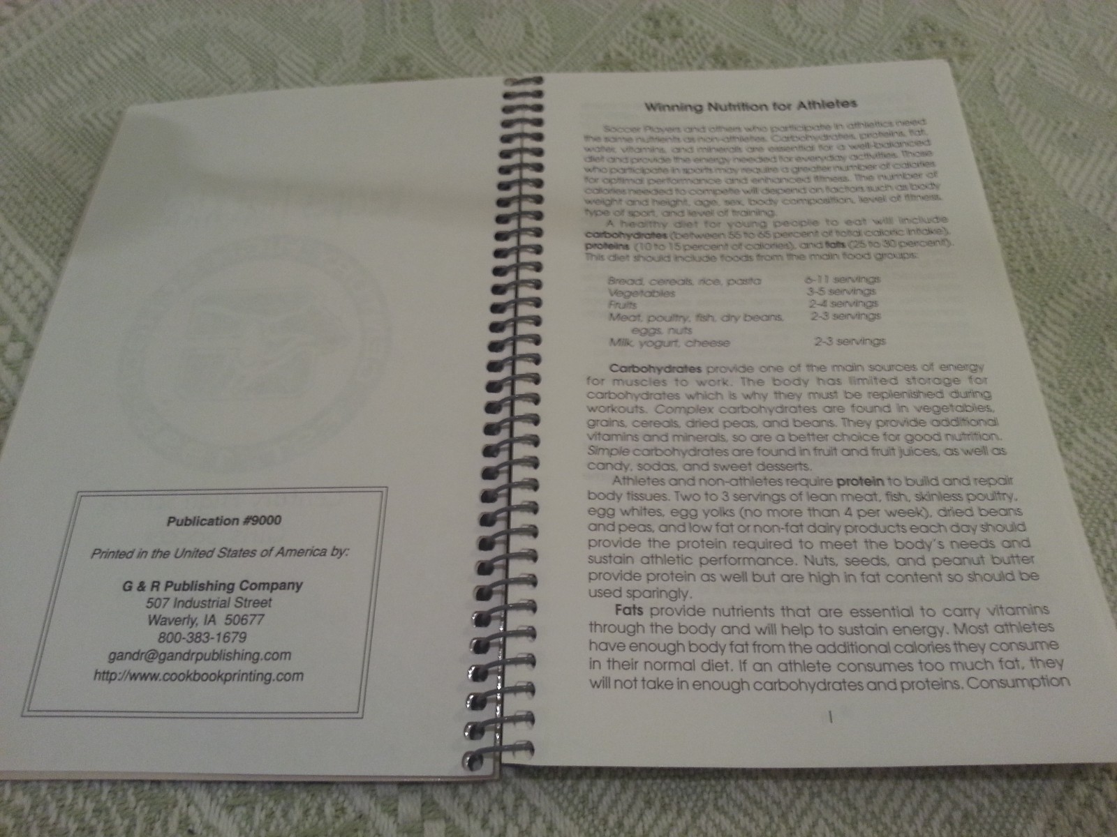 RECIPES THAT KICK! Cookbook 126 pages ROCHESTER, MN Century High Girls Soccer
