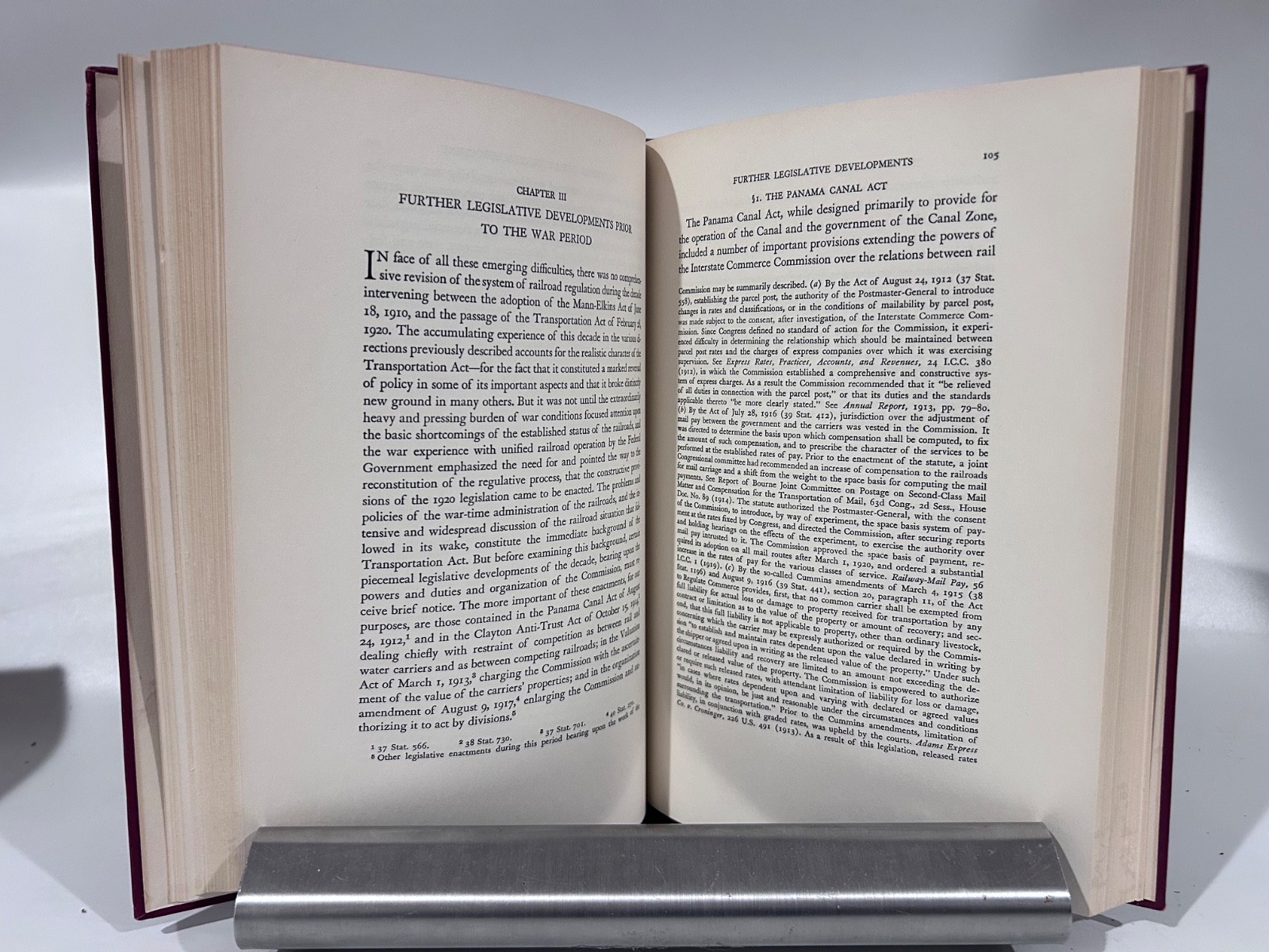 Sharfman: Interstate Commerce Commission, Commonwealth Fund 1931, 5 Vols.