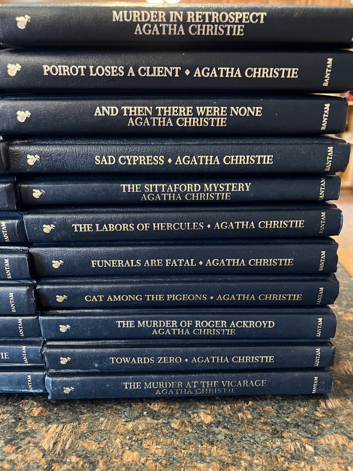 AGATHA CHRISTIE, MYSTERY COLLECTION, HARDCOVER, CHOOSE BOOKS FROM DROP DOWN MENU