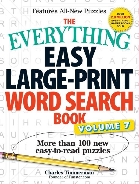Everything Easy Large-print Word Search Book : More Than 100 New Easy-to-read…