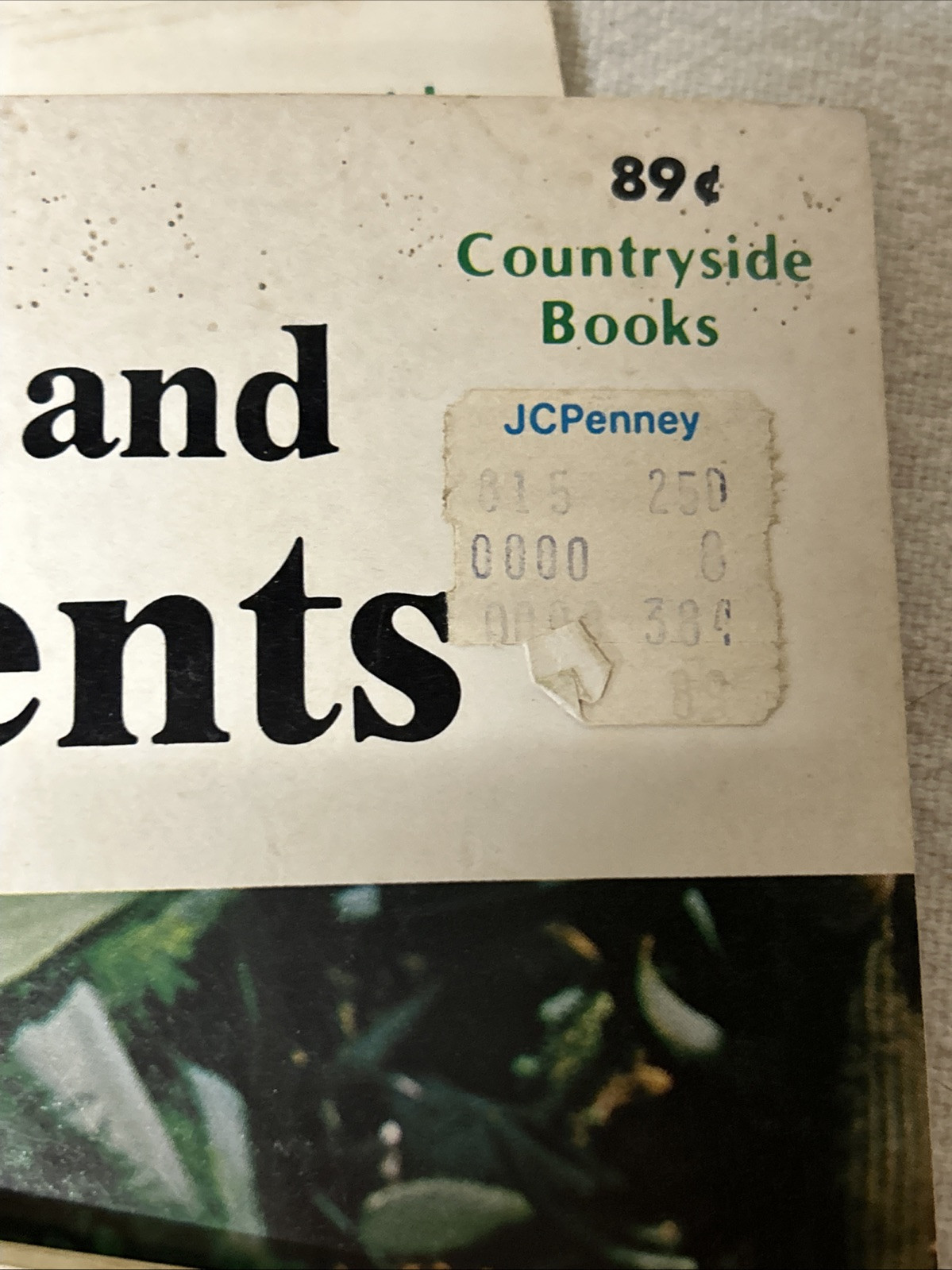 Gardening Guides VINTAGE Book 1970’S Garden And Houseplants Countryside Books