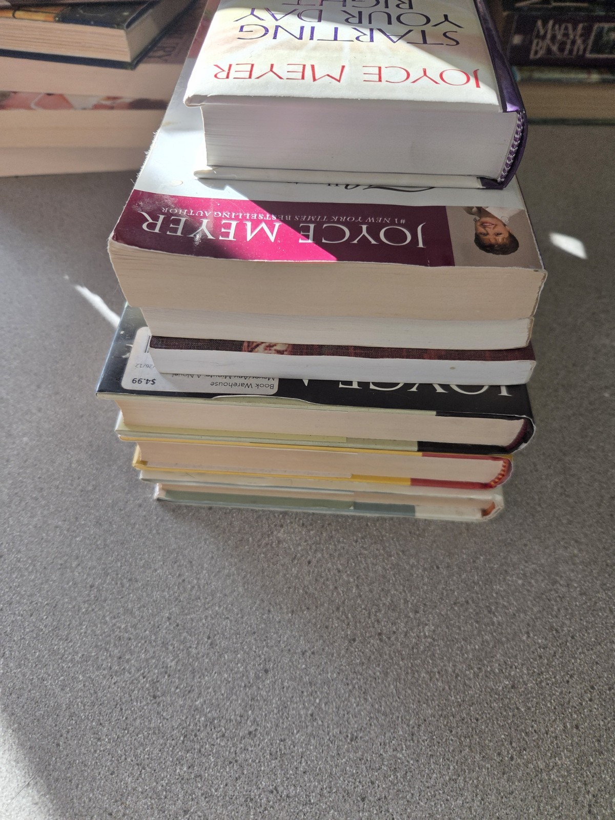 Joyce Meyer Lot Of 8. Christian Inspirational Books. Hardcover & Paperback