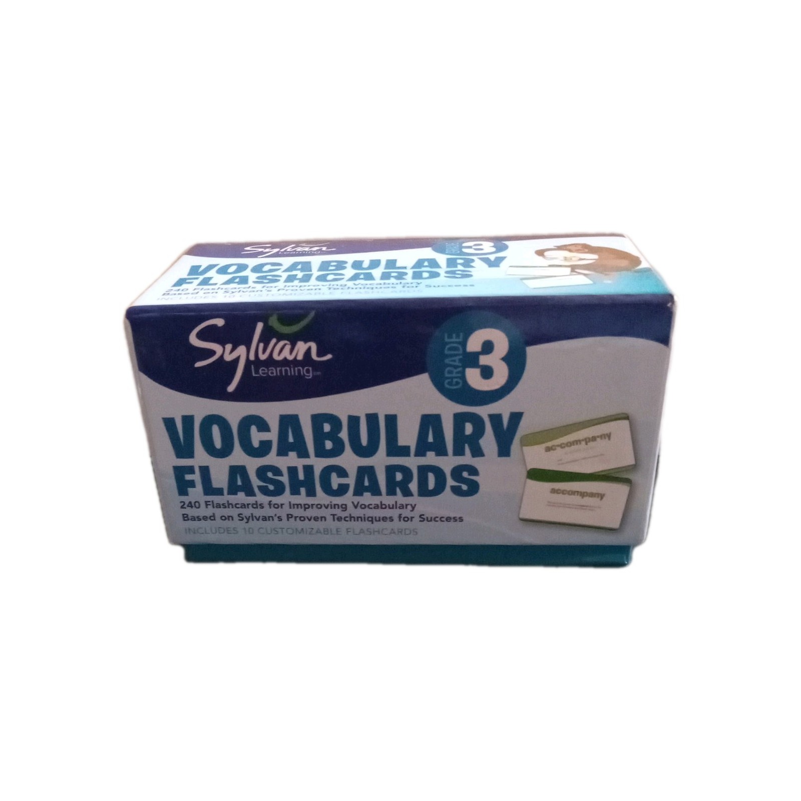 Sylvan Learning Grade 3 Vocabulary Flashcards 240 Cards – Complete EUC