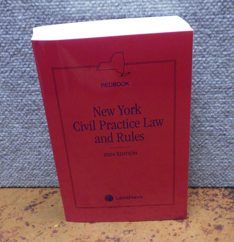 New York Civil Practice Law And Rules 2024 SC Book