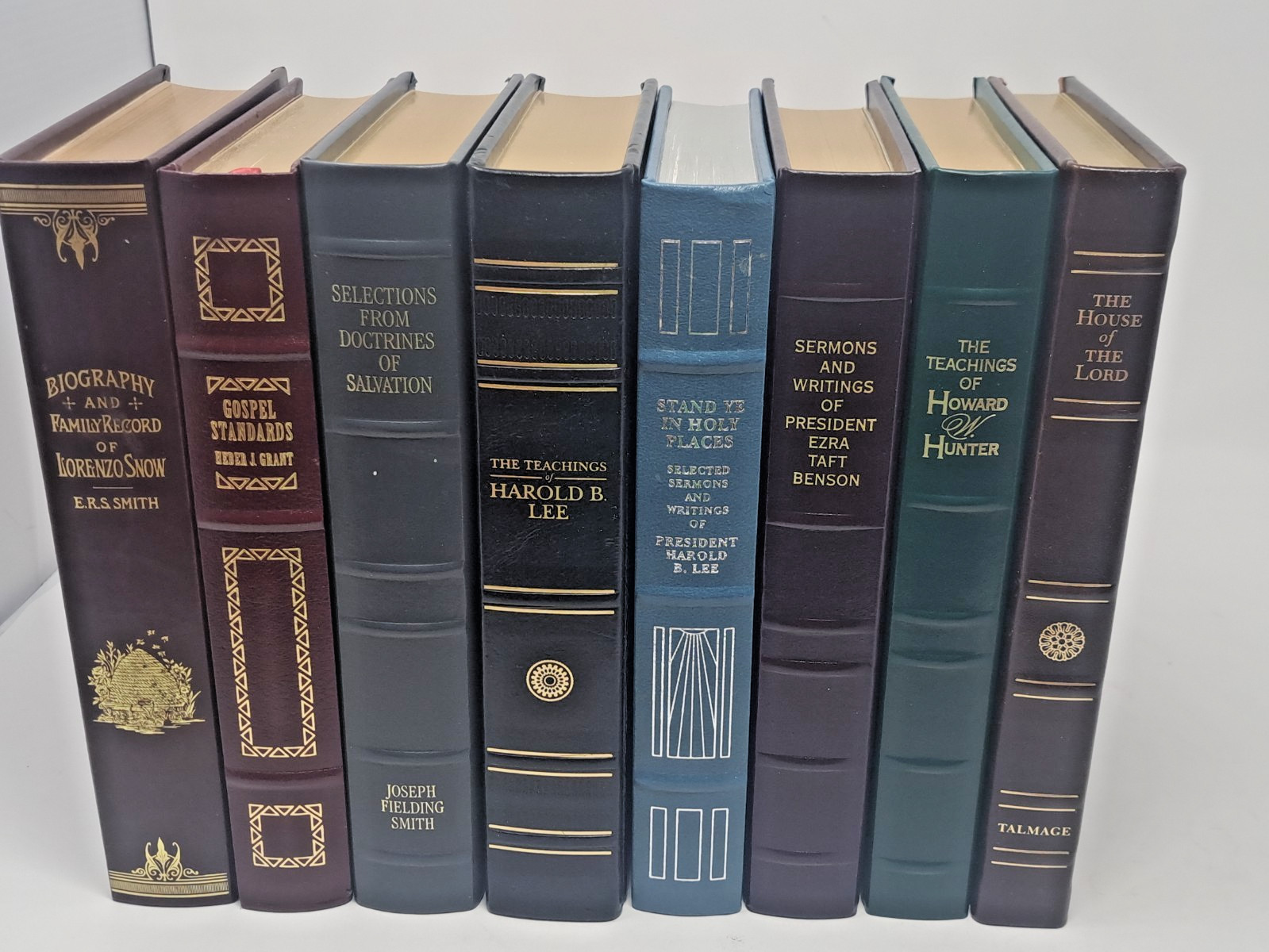 LDS Church Employee Christmas Book Collection 8 Vol First Presidency Inserts