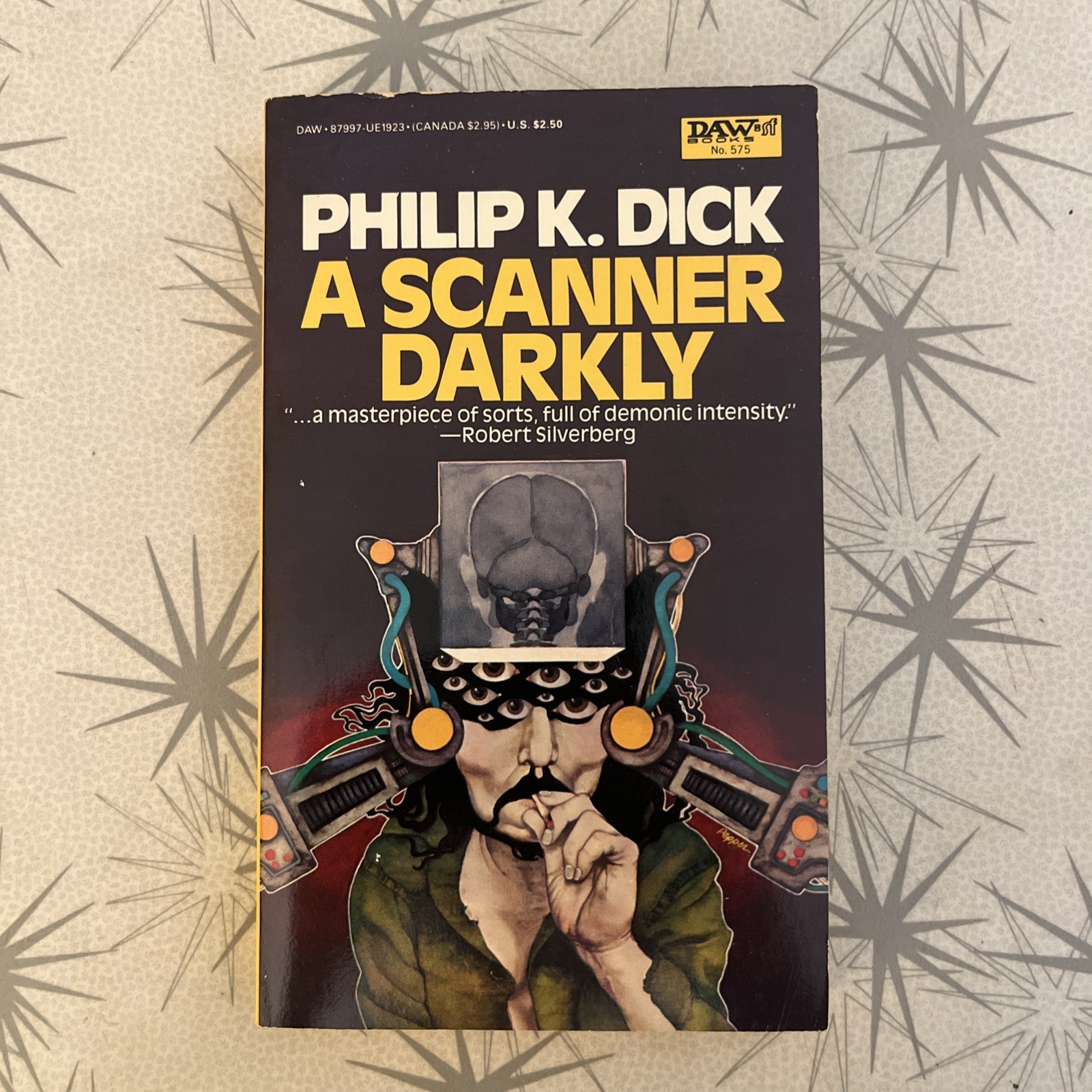 A Scanner Darkly, Philip K. Dick: Daw PB ISBN 0-87997-923-2 1984 Edition