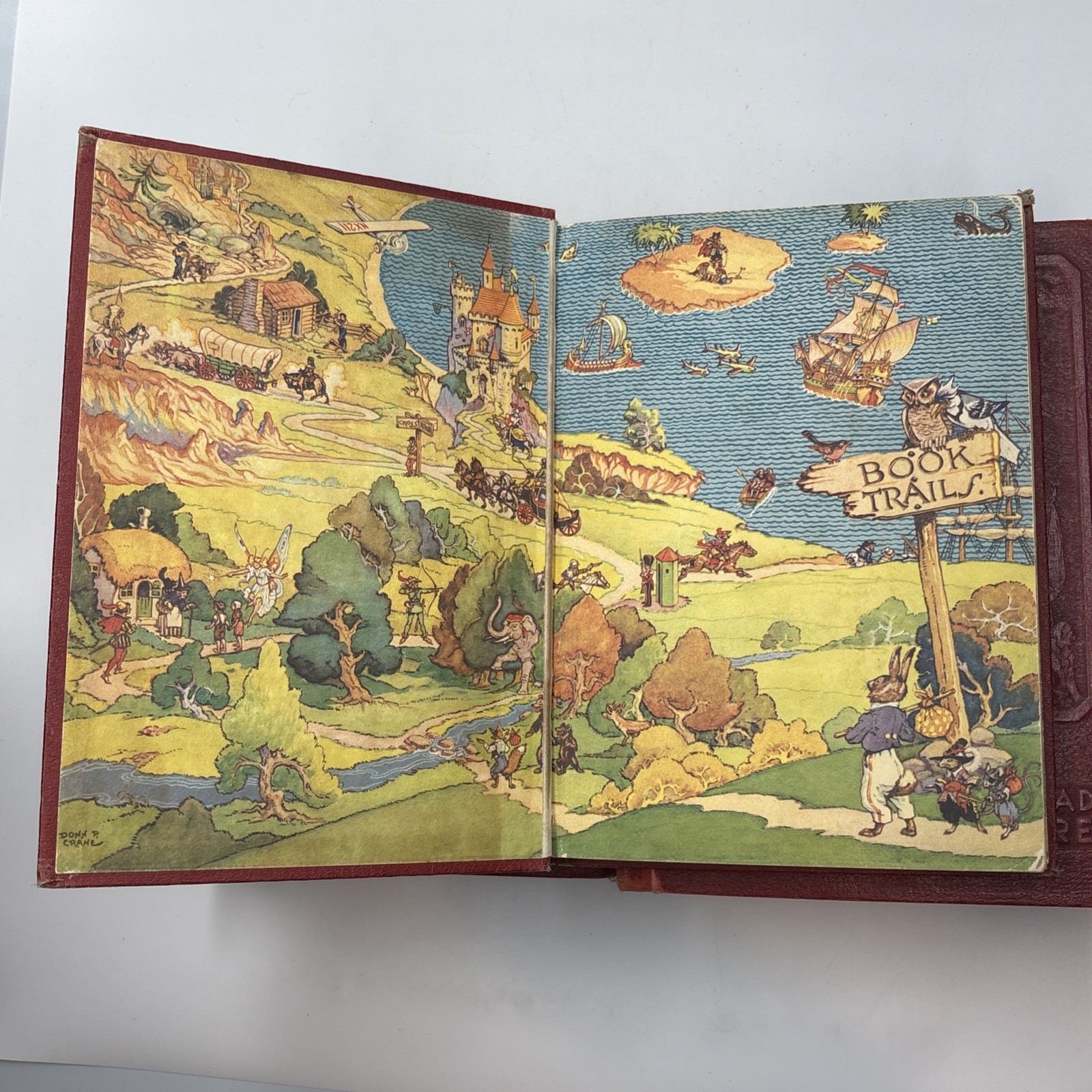 Book Trails High Road to Adventure Complete 8 Vol Set 1946 Shepard Lawrence HC