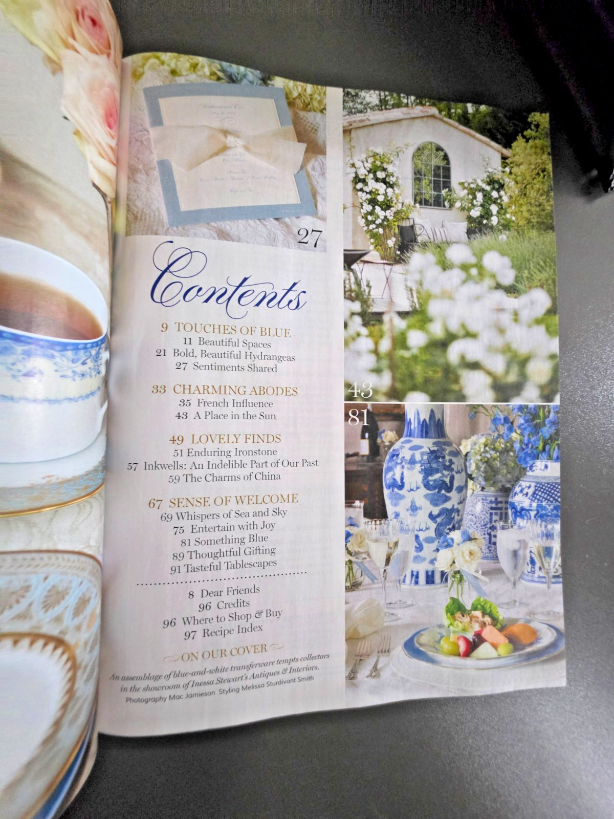 Victoria Classics Blissful Blue & White Magazine – Special Limited Spring Issue