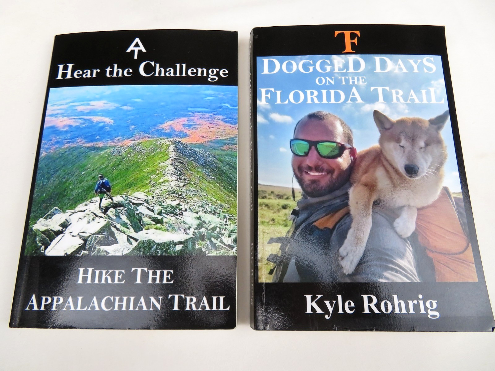 Kyle Rohrig Signed Book Lot Hike The Appalachian Trail Dogged Days Florida Trail